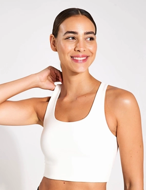 Flexible Cup Decorative stitching seams Paloma Bra Classic - Ivory