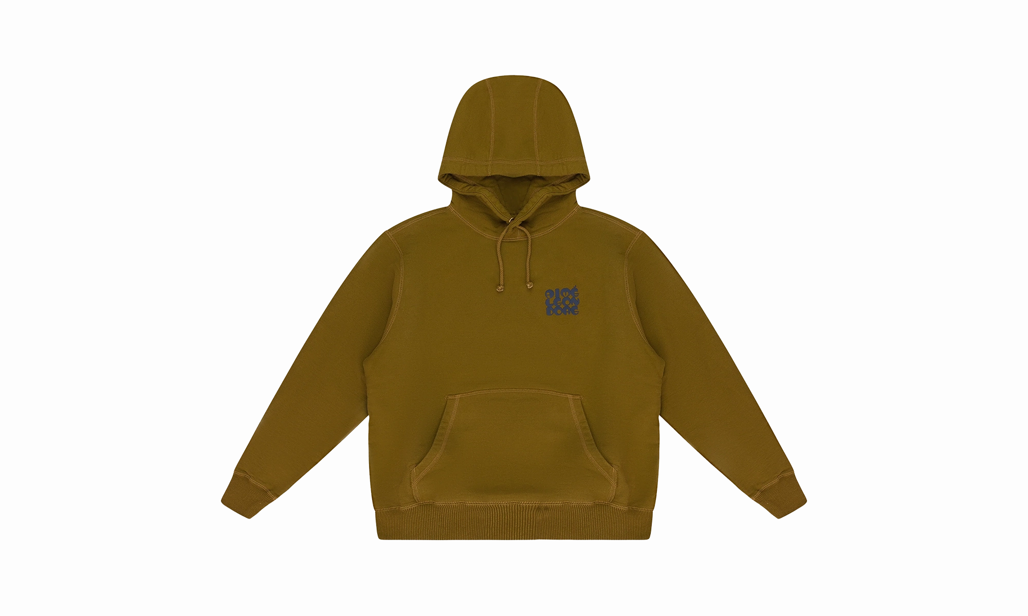 STACKED LOGO HOODIE "Brown"