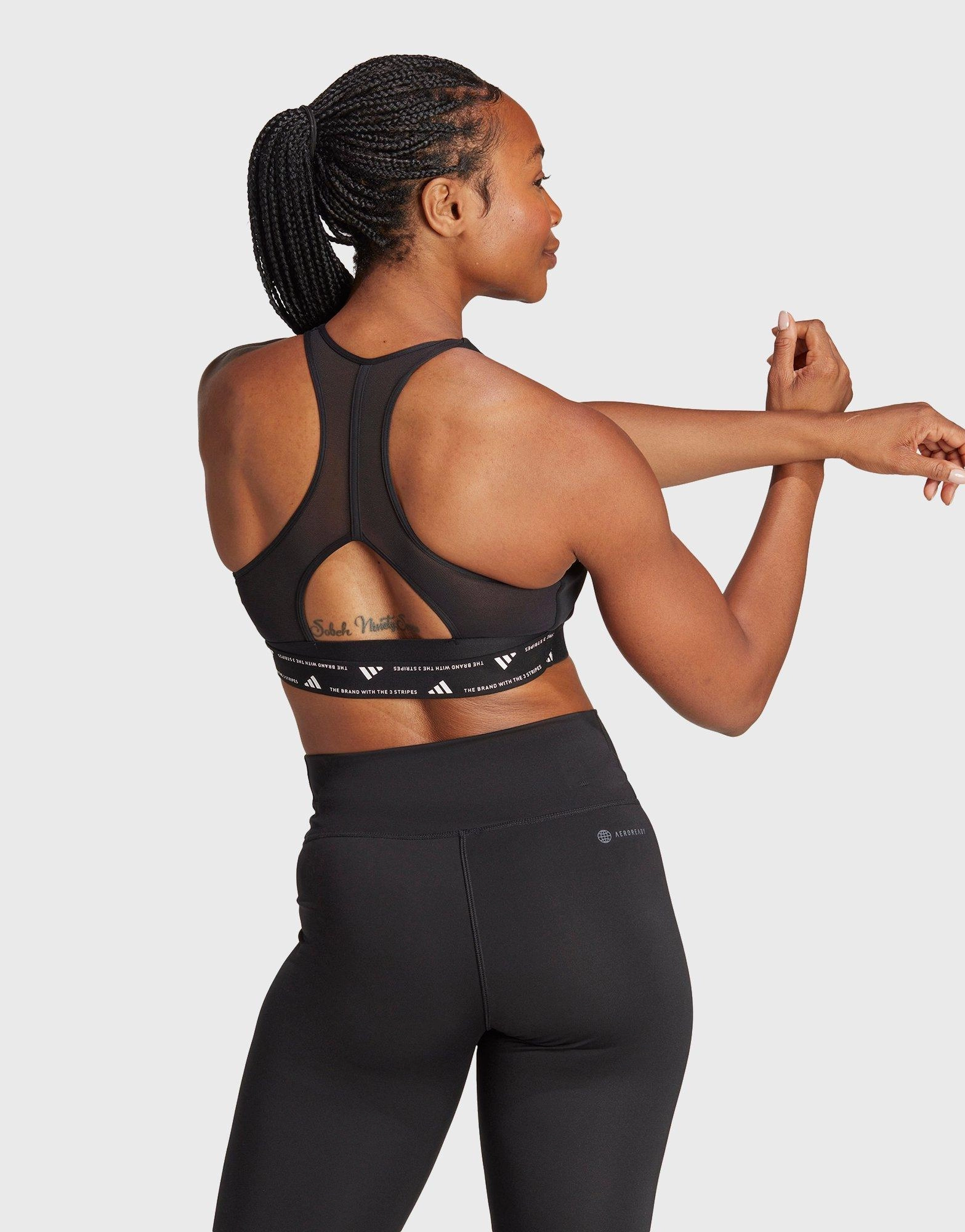 Medium-Support Bra Tasseled edges seams