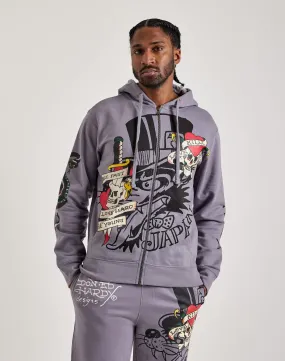 QuickAccess Pockets Ed Hardy Skull Full-Zip Hoodie