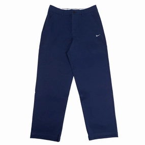 Nike Life El Chino Pants - Navy Twill Weave Texture Neutral Tone