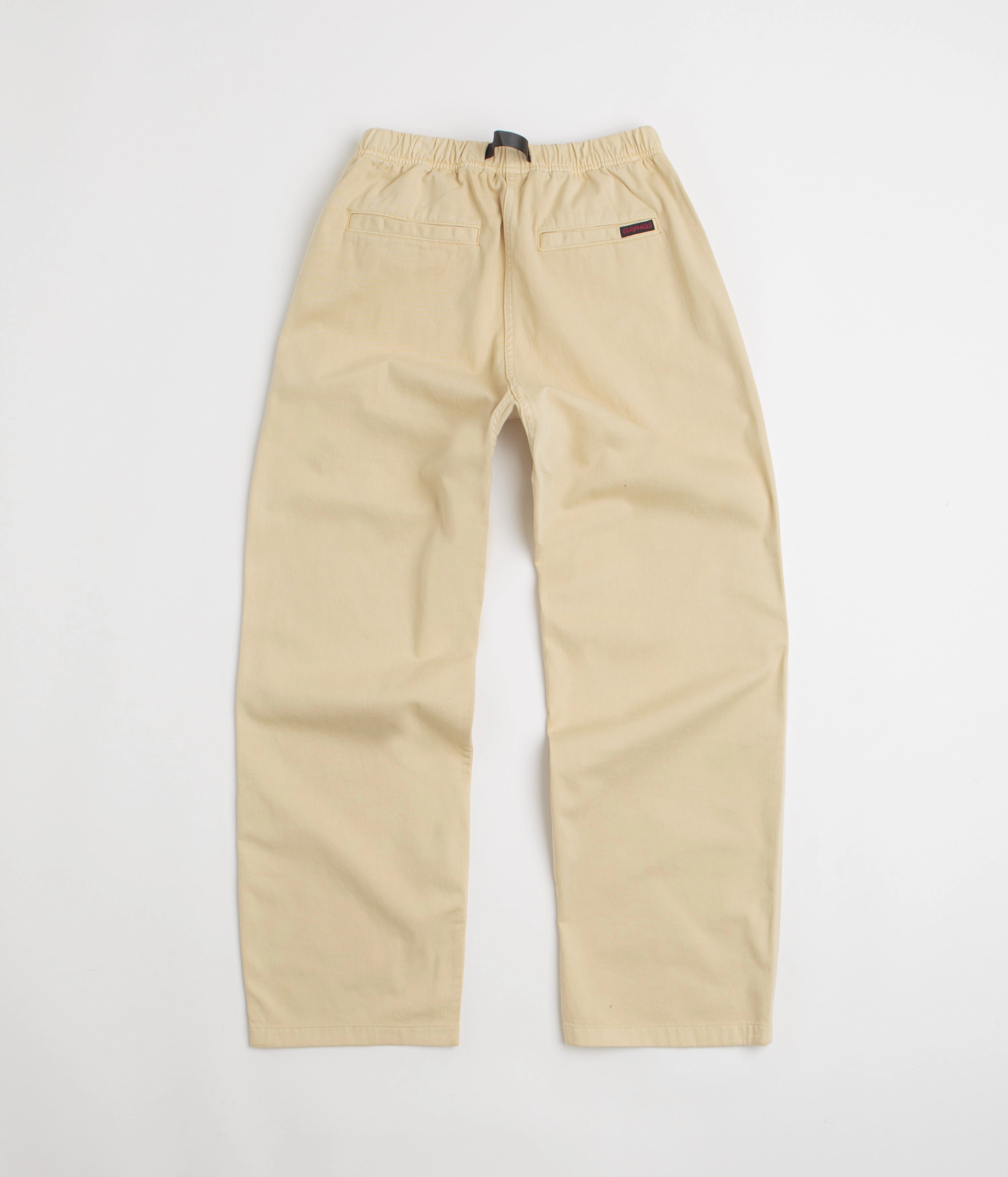 Gramicci Straight Fit G Pants - Beige Pigment NonSlipInnerGrip Secure Cuff Design