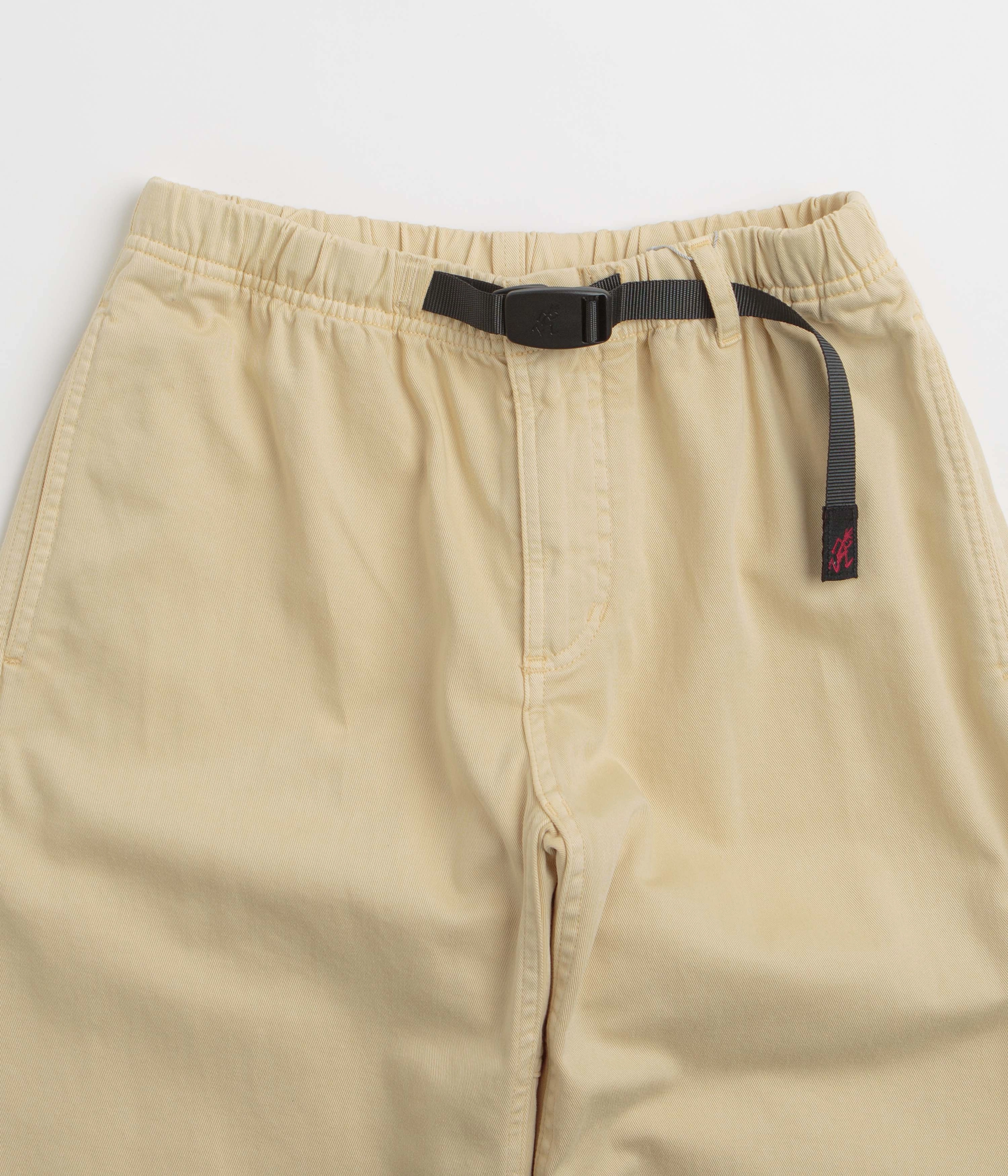 Tapered leg Ultra Soft Gramicci Straight Fit G Pants - Beige Pigment