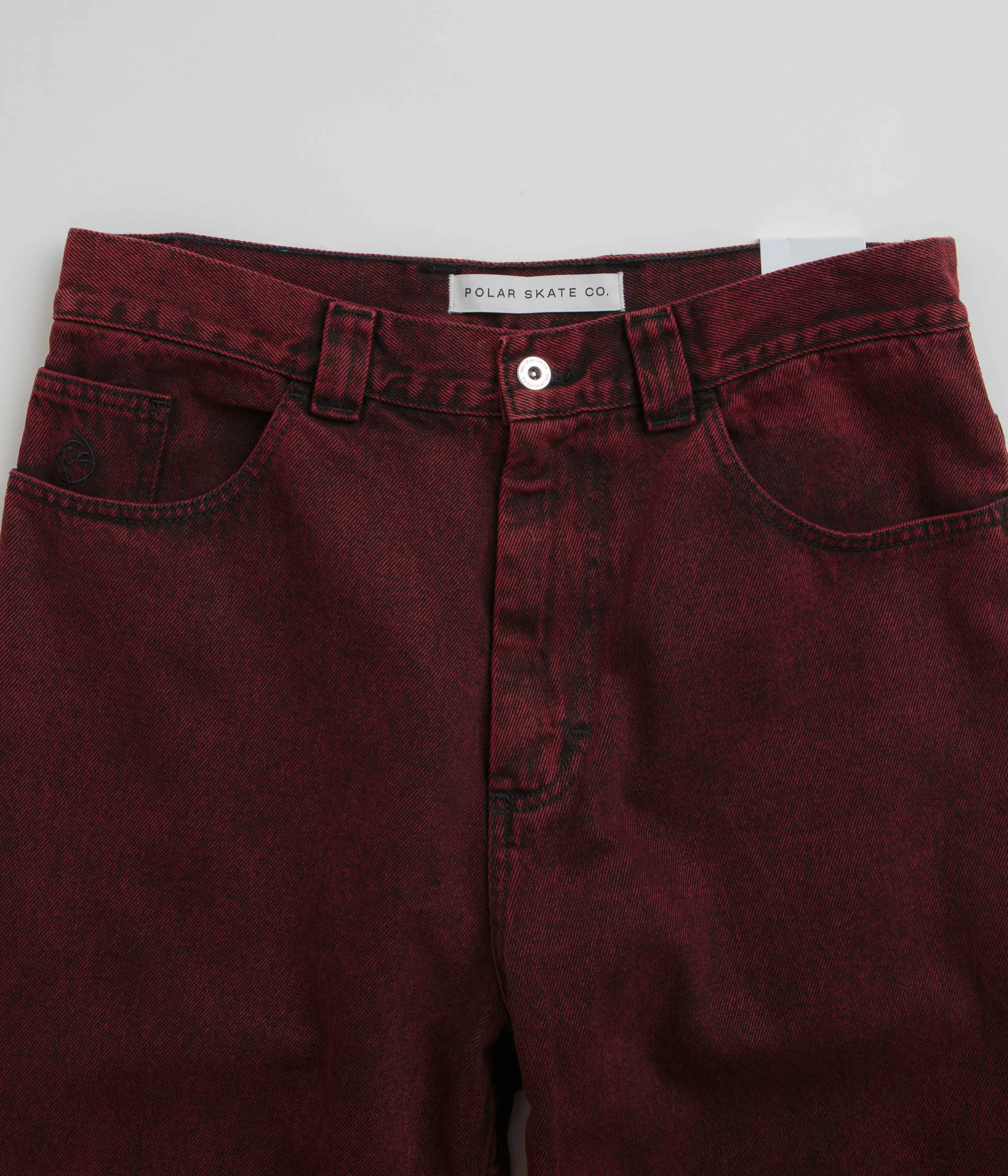 Roll-up style Polar Big Boy Jeans - Red Black