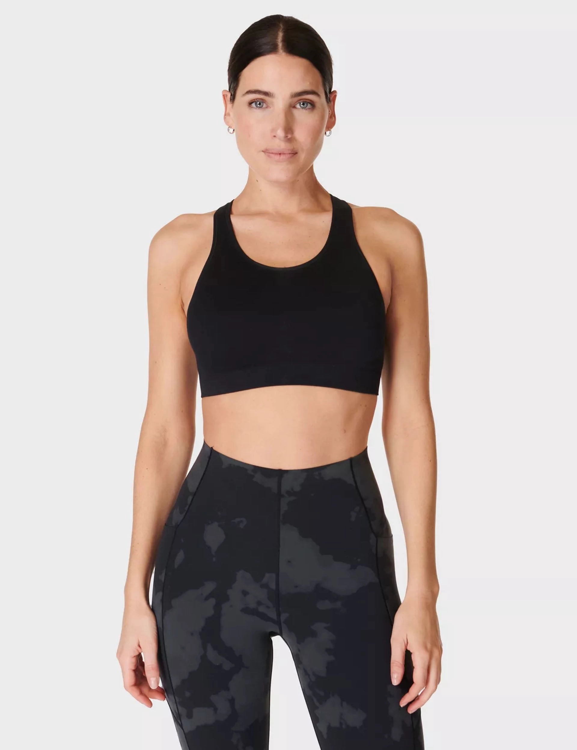 Stamina Seamless Sports Bra - Black Sustainable