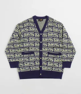 Stan Ray Knitted Cardigan - Moto Repeat Striped Pattern