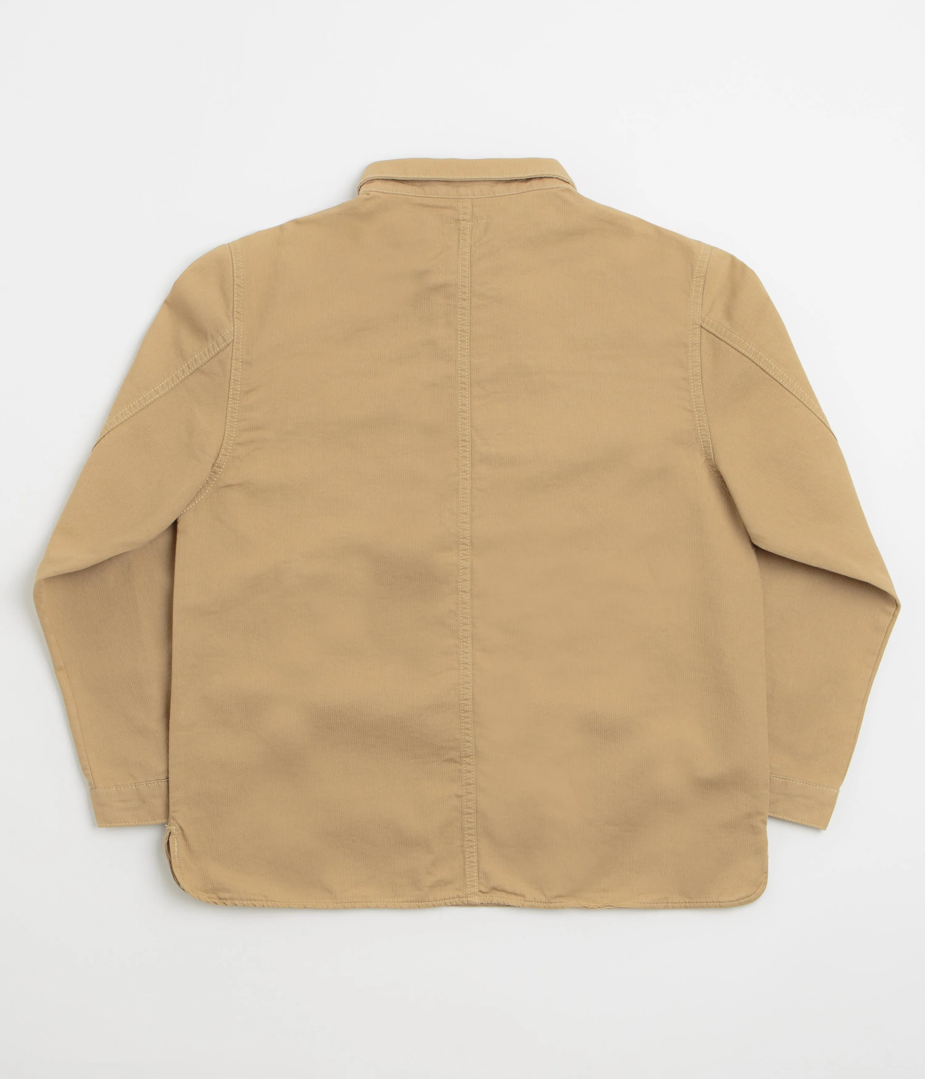Compact Fold Design Stan Ray Painters Pop Over Shirt - Khaki Bedford