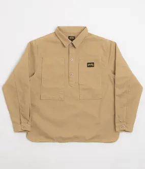 Weekend Casual Smart Look Stan Ray Painters Pop Over Shirt - Khaki Bedford