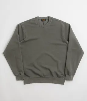 product fuzzy coziness Travel Relaxed Stan Ray Patch Crewneck Sweatshirt - Washed Black