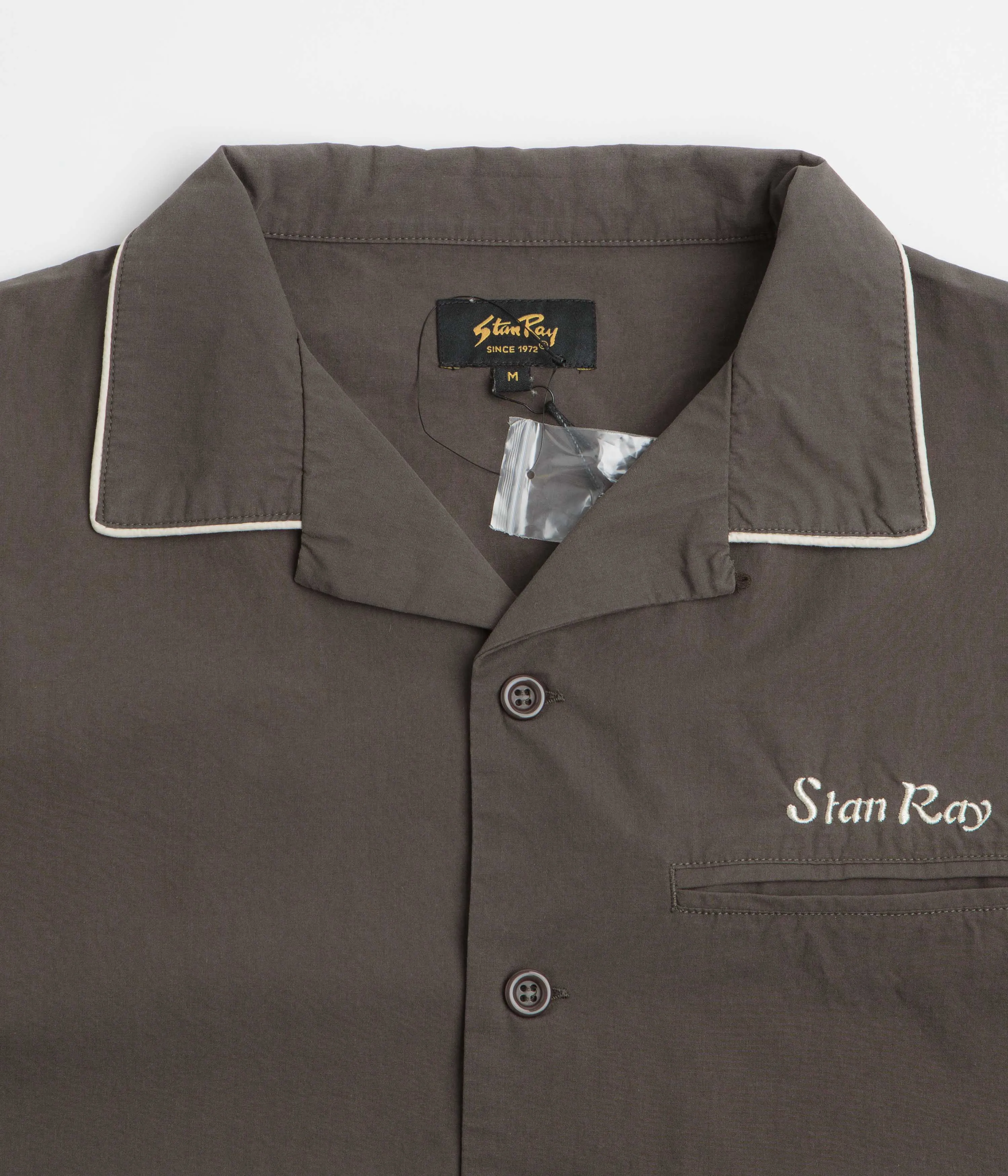 Elegant Finish Stan Ray Short Sleeve Bowling Shirt - Black