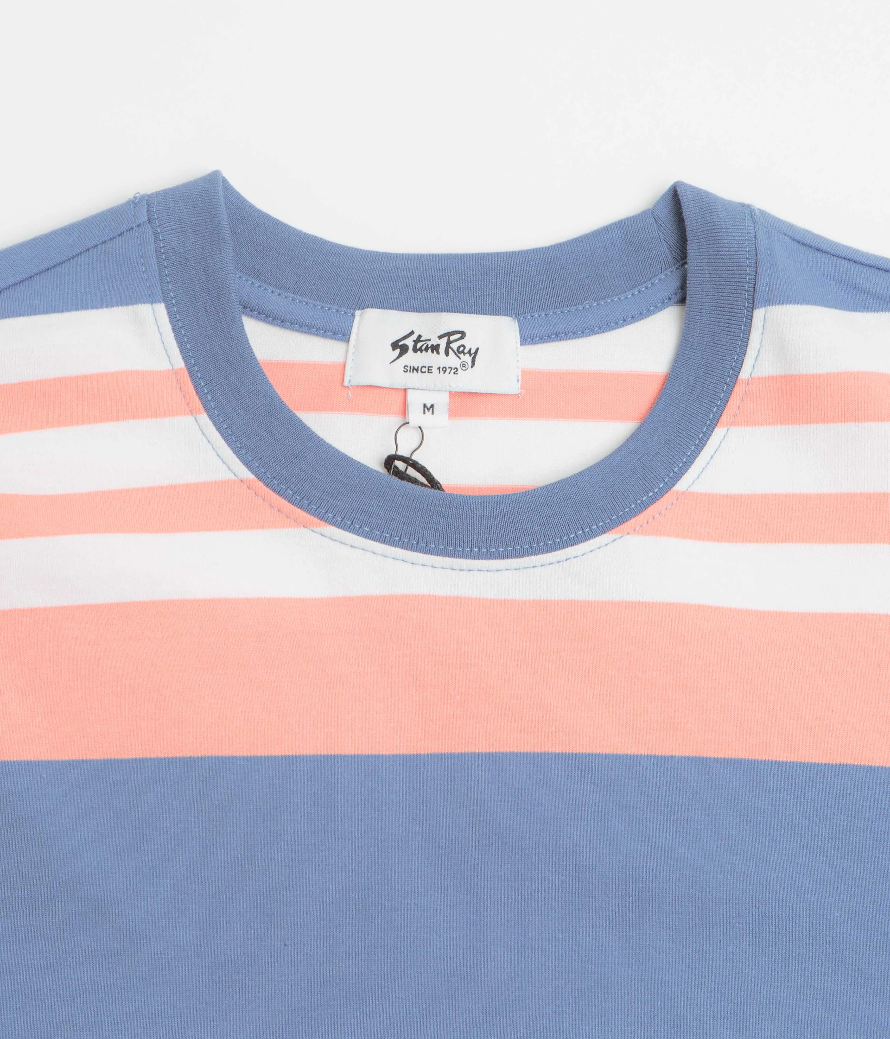 Stan Ray Stripe T-Shirt - Washed Red Trendiness