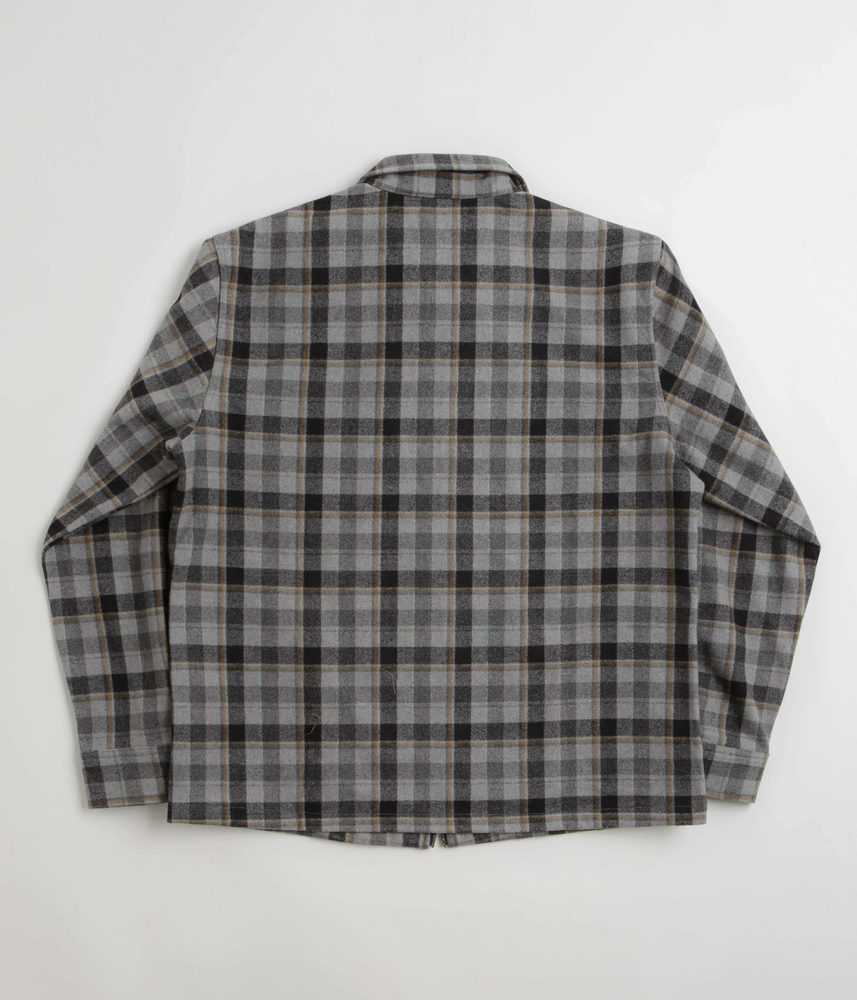 Ombre look All-Ages Fit Stan Ray Zip Shirt - Charcoal Plaid