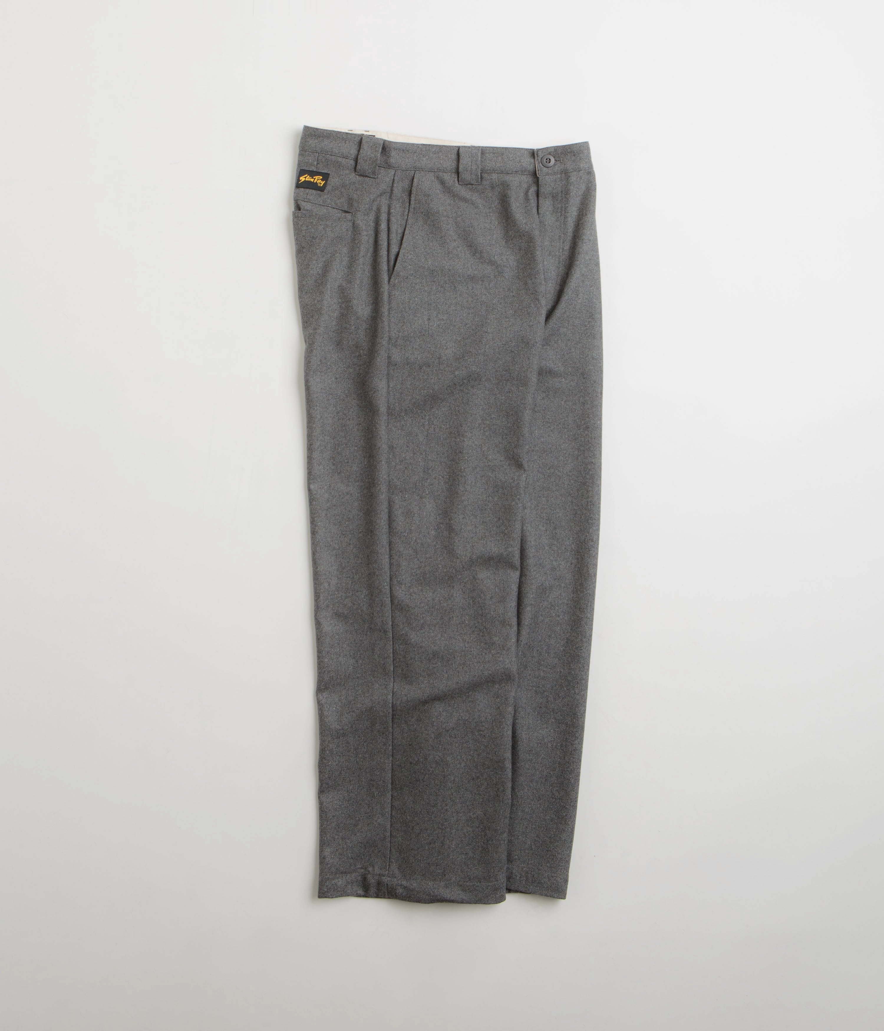 Quick Cool Durable Waistband Stan Ray A Pants - Charcoal Wool