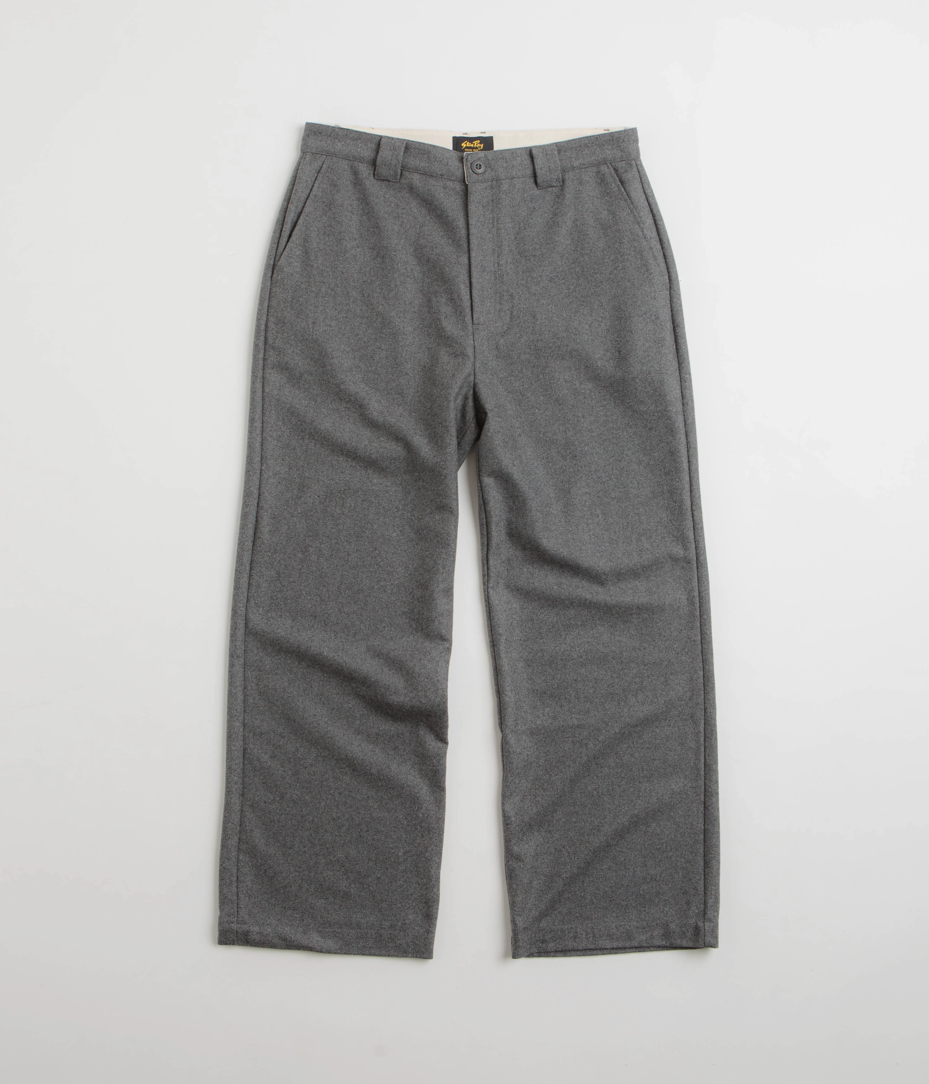 Stan Ray A Pants - Charcoal Wool SoftCottonBlend