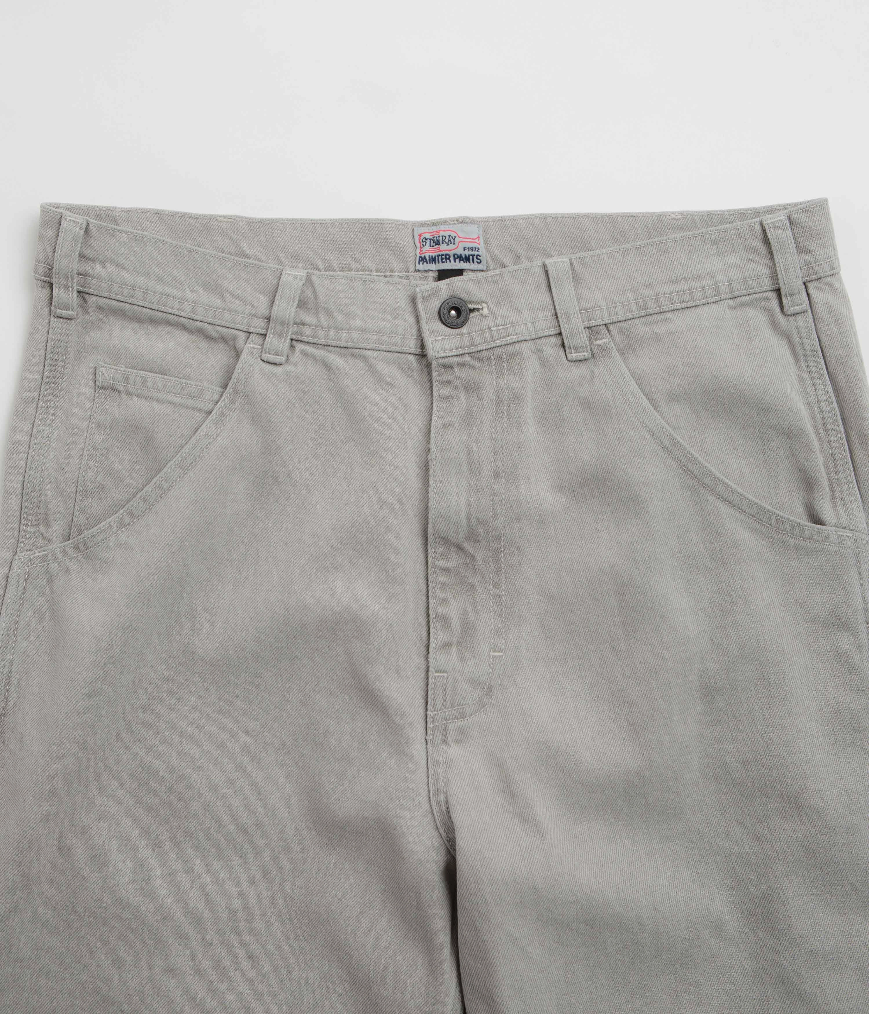 BreathableLining All Time Use Stan Ray Big Job Painter Pants - Faded Grey Denim