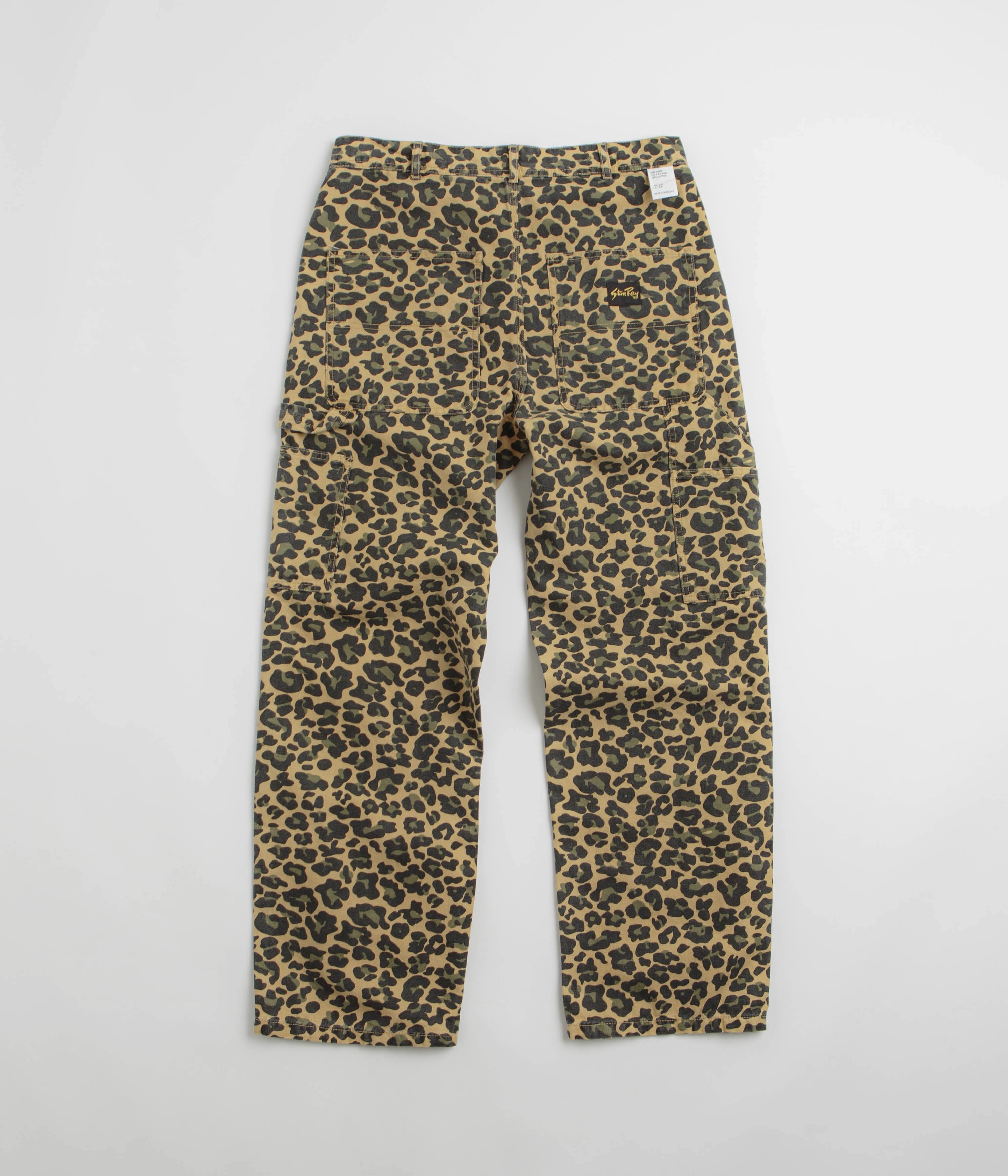 Noise Reduciting Fabric Stan Ray Big Job Painter Pants - Leopard Camo