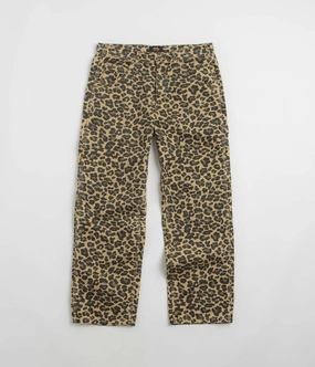 Stan Ray Big Job Painter Pants - Leopard Camo Light wash SecureZipperClosures