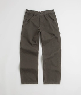 Street Style Stan Ray Big Job Painter Pants - Overdyed Black Hickory
