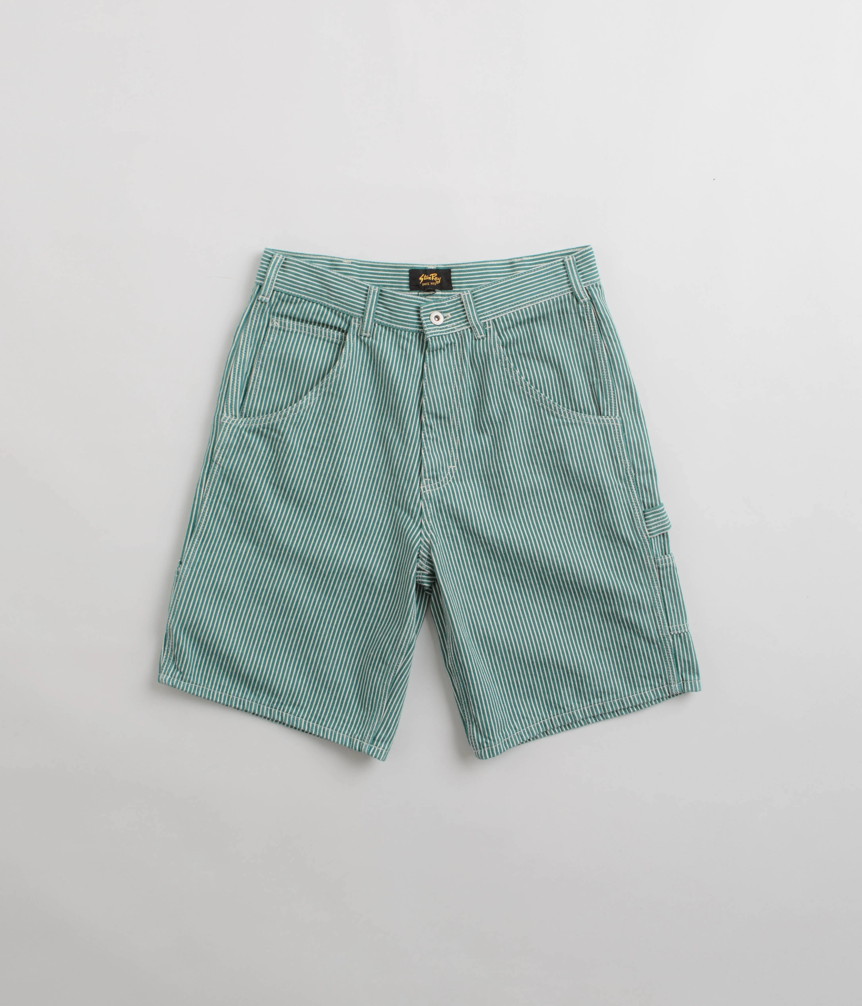 Denim shorts Flexible Hemline Stan Ray Big Job Shorts - Agave Stone Hickory