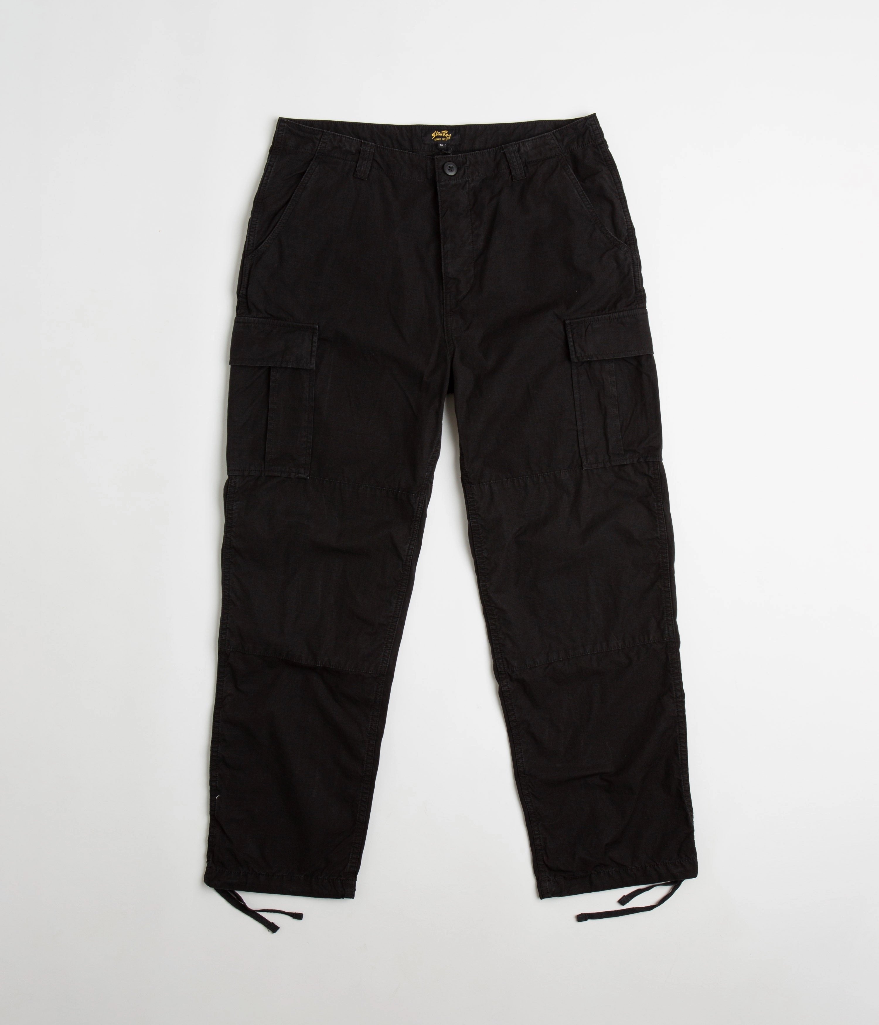Stan Ray Cargo Pants - Black Ripstop Stable Shape