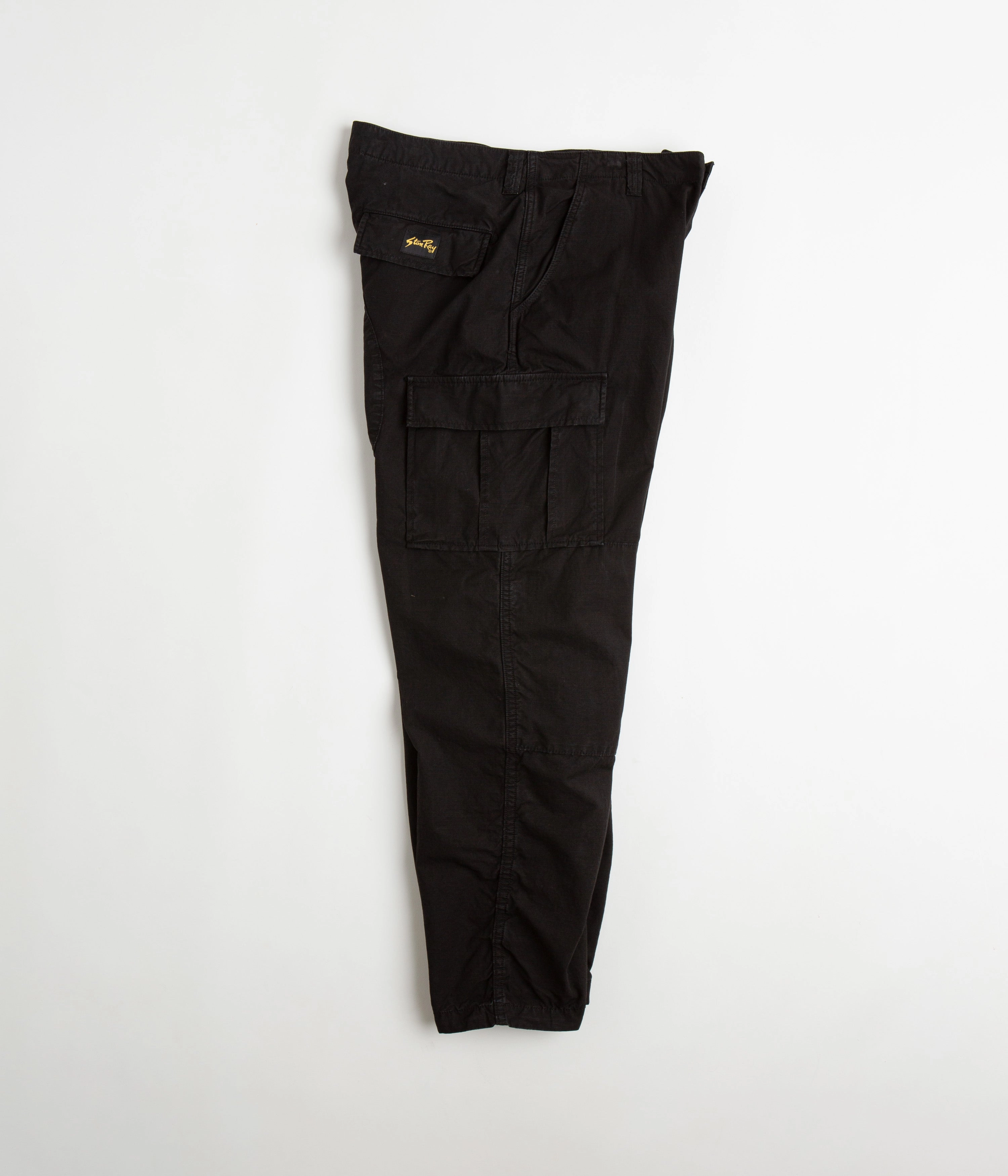 Stan Ray Cargo Pants - Black Ripstop Core Style Gusseted Crotch