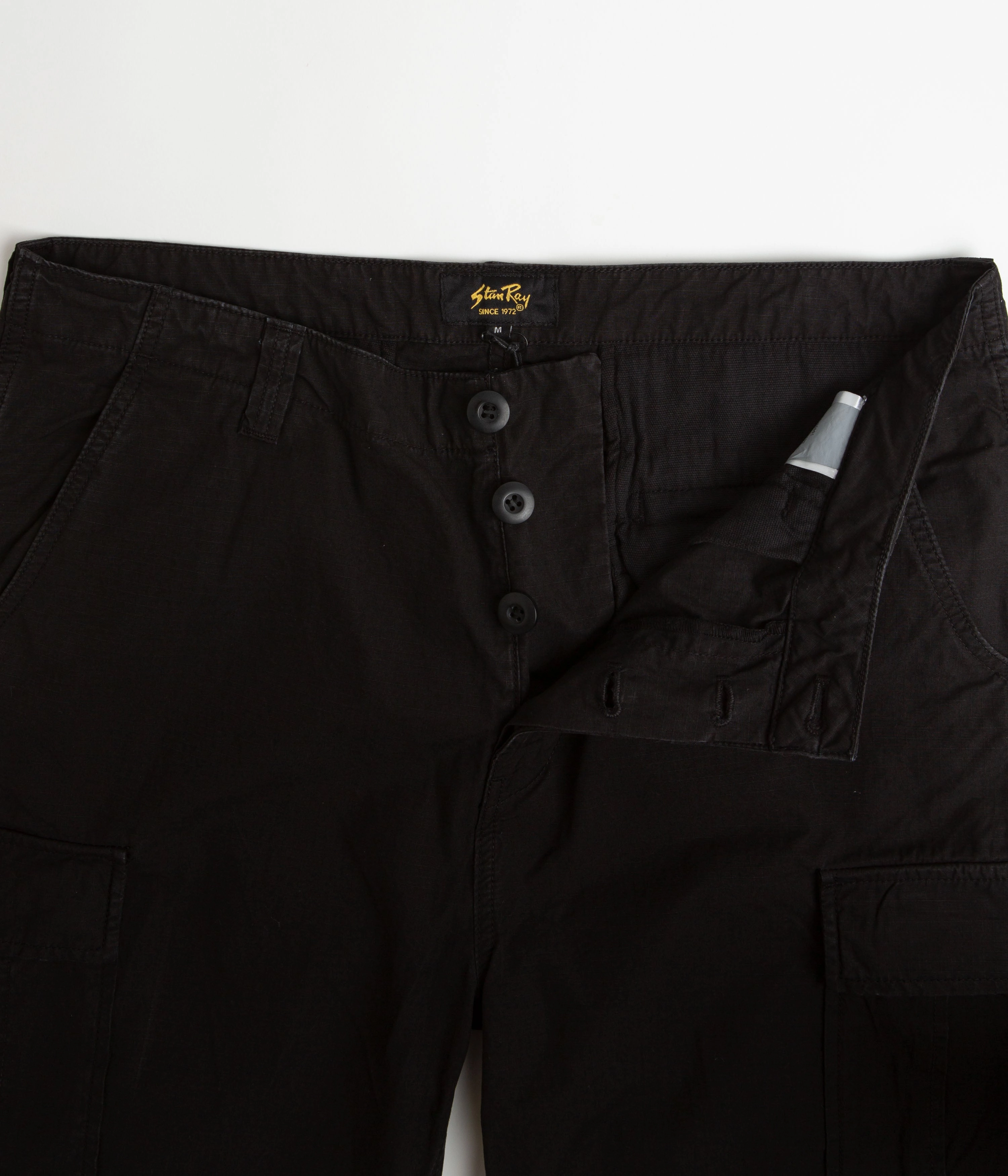 OdorResistantTreatment Stan Ray Cargo Pants - Black Ripstop