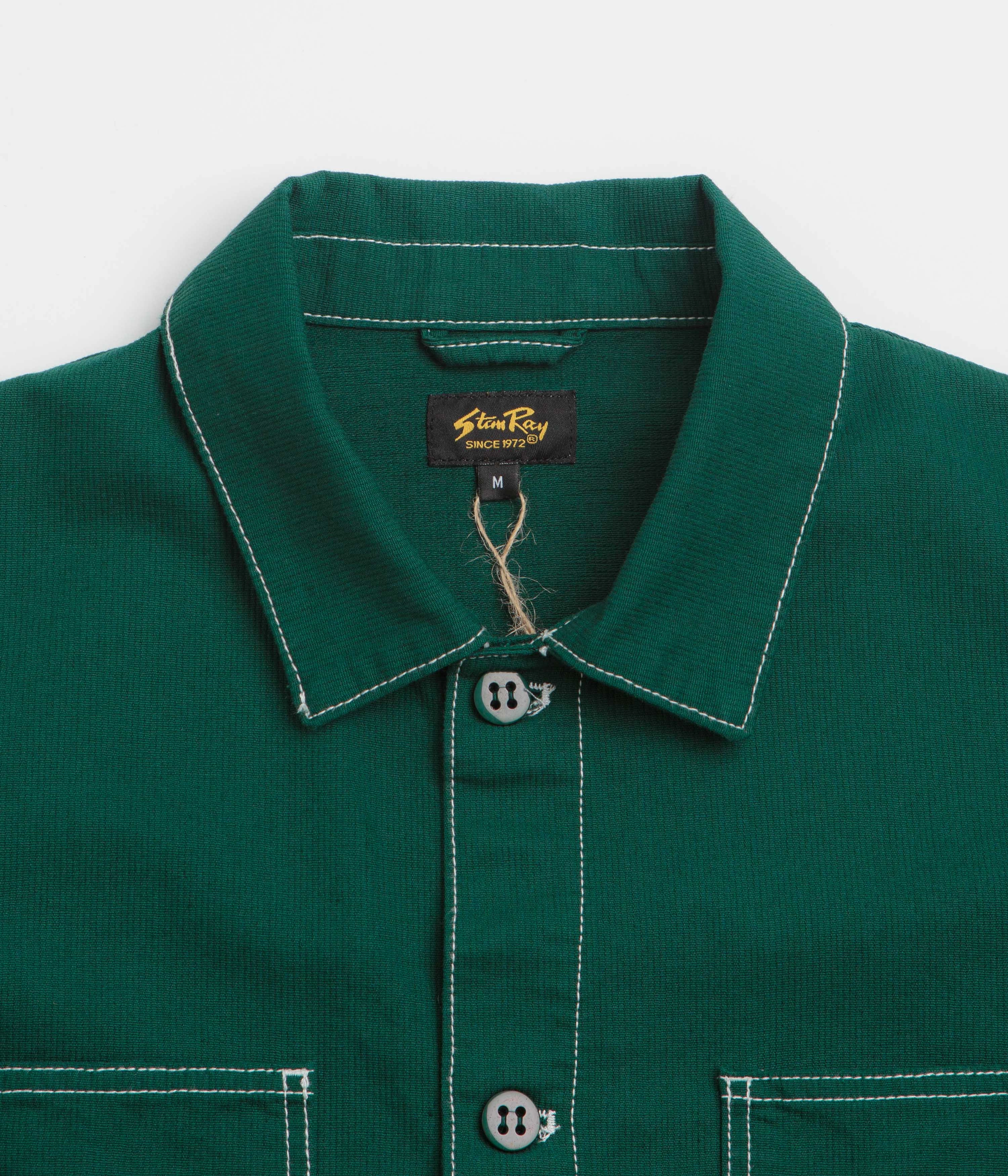 Stan Ray Coverall Jacket - Botanical Green Bedford Debit
