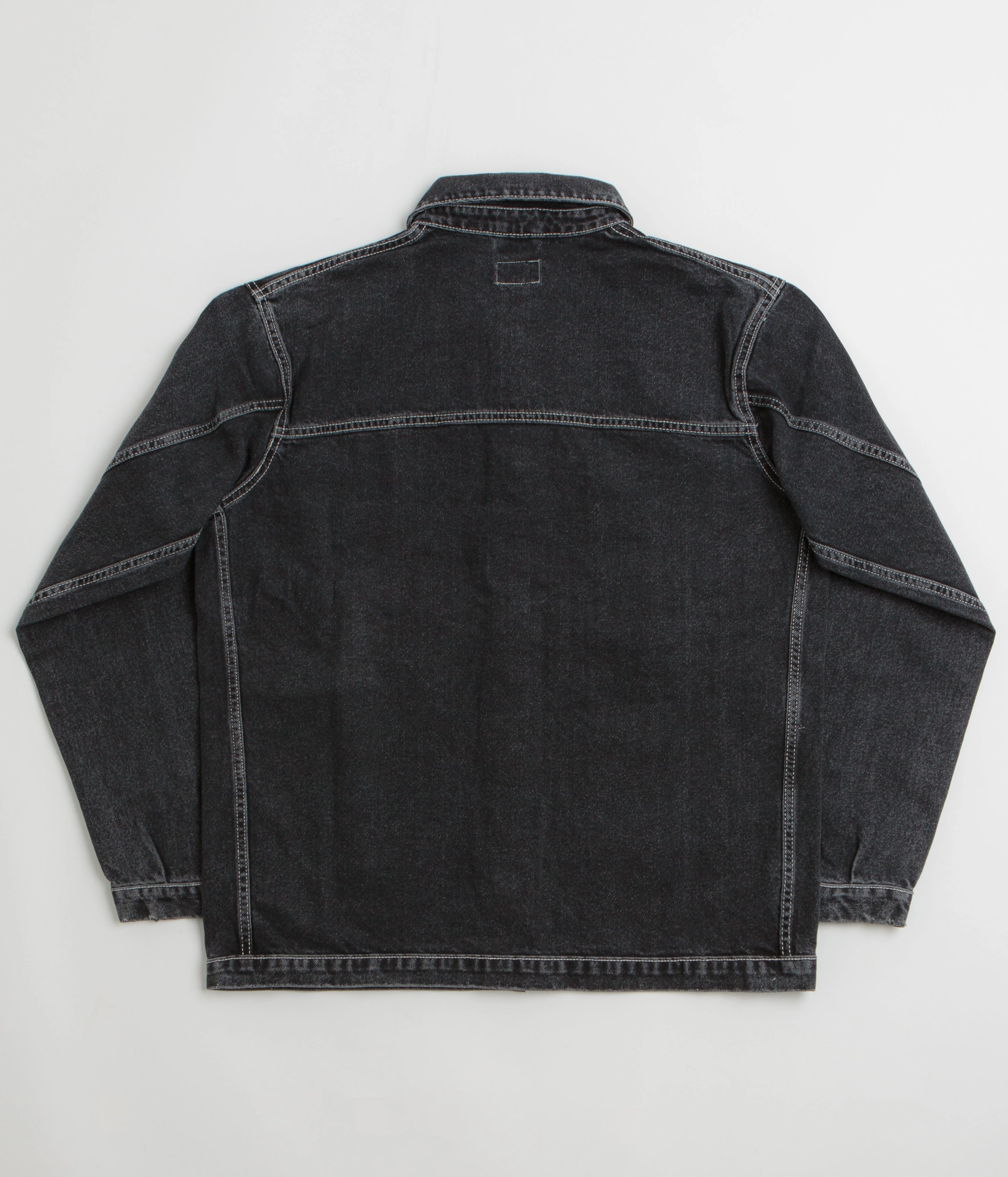 Involve Stan Ray Coverall Jacket - Stonewashed Black Denim