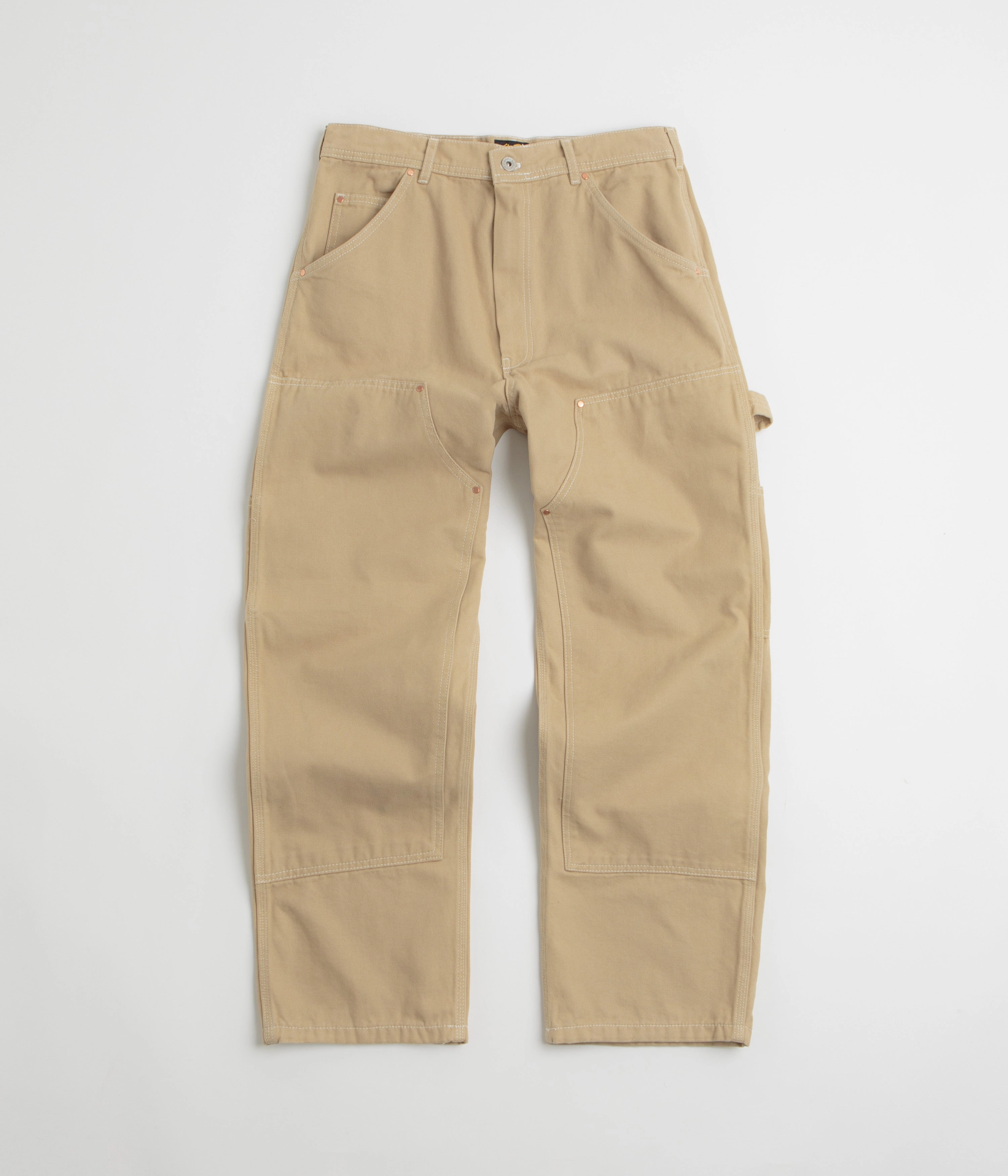 Stan Ray Double Knee Pants - Khaki Duck Cool Weather HypoallergenicFabric