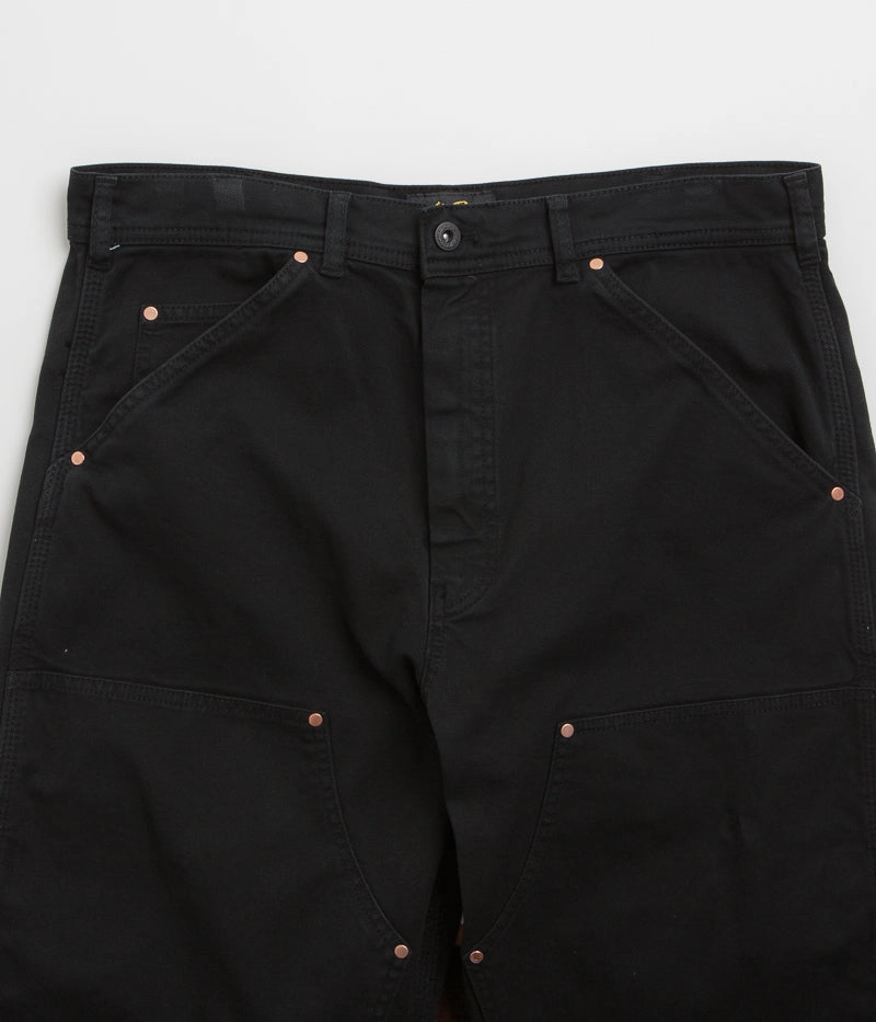 Stan Ray Double Knee Pants - Washed Black Duck Erasable Logo Patch
