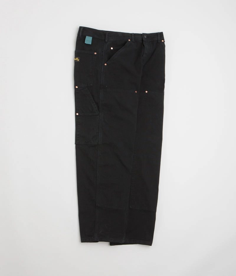 Stan Ray Double Knee Pants - Washed Black Duck Smooth Fabric Light Fabric