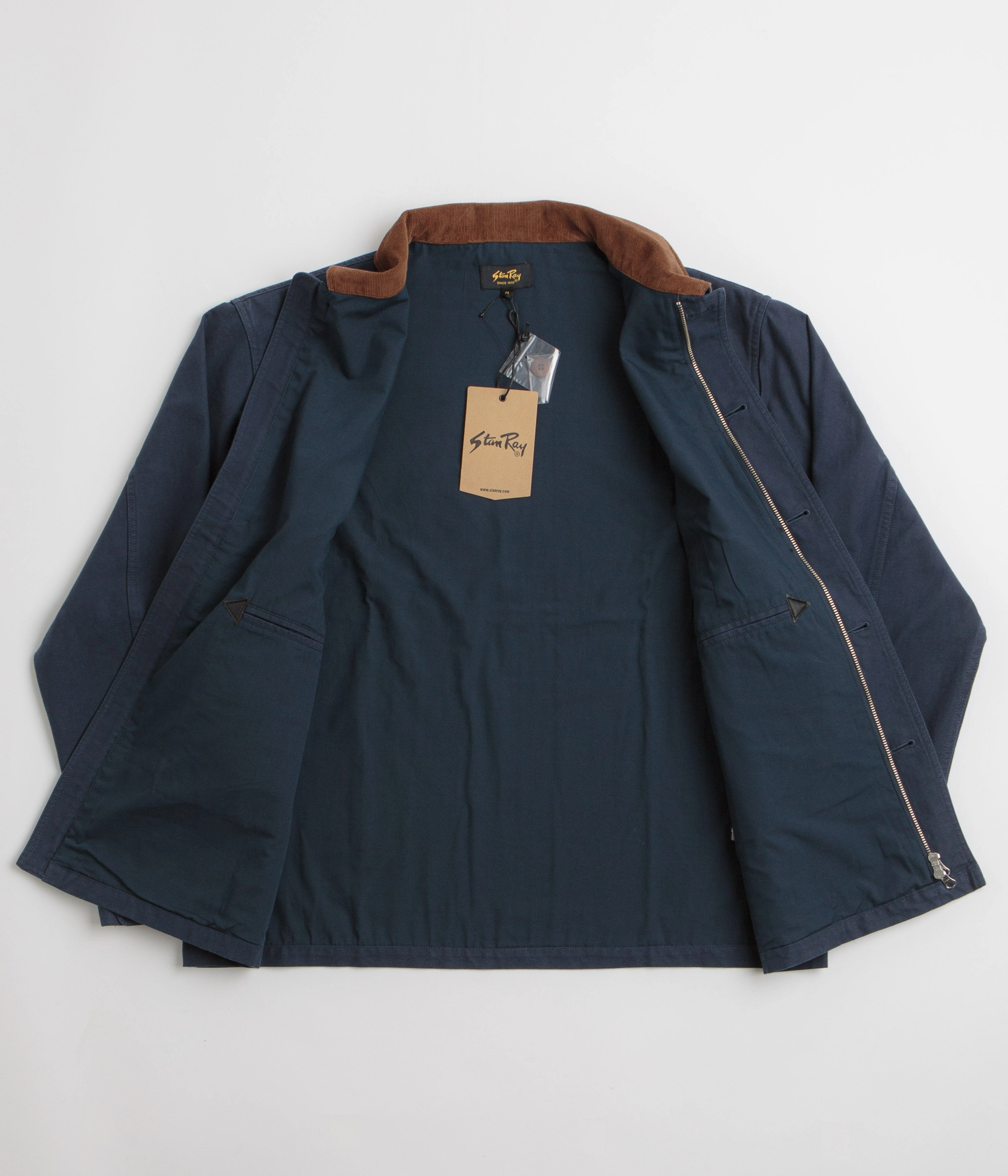 Stan Ray Hunters Jacket - Navy Heather Gray comfort enhancer