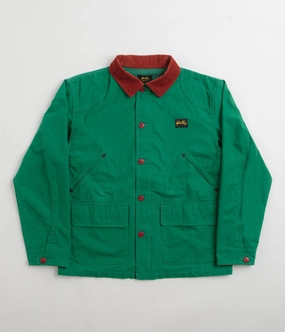 Stan Ray Hunters Jacket - Racing Green Half Panama Button-up