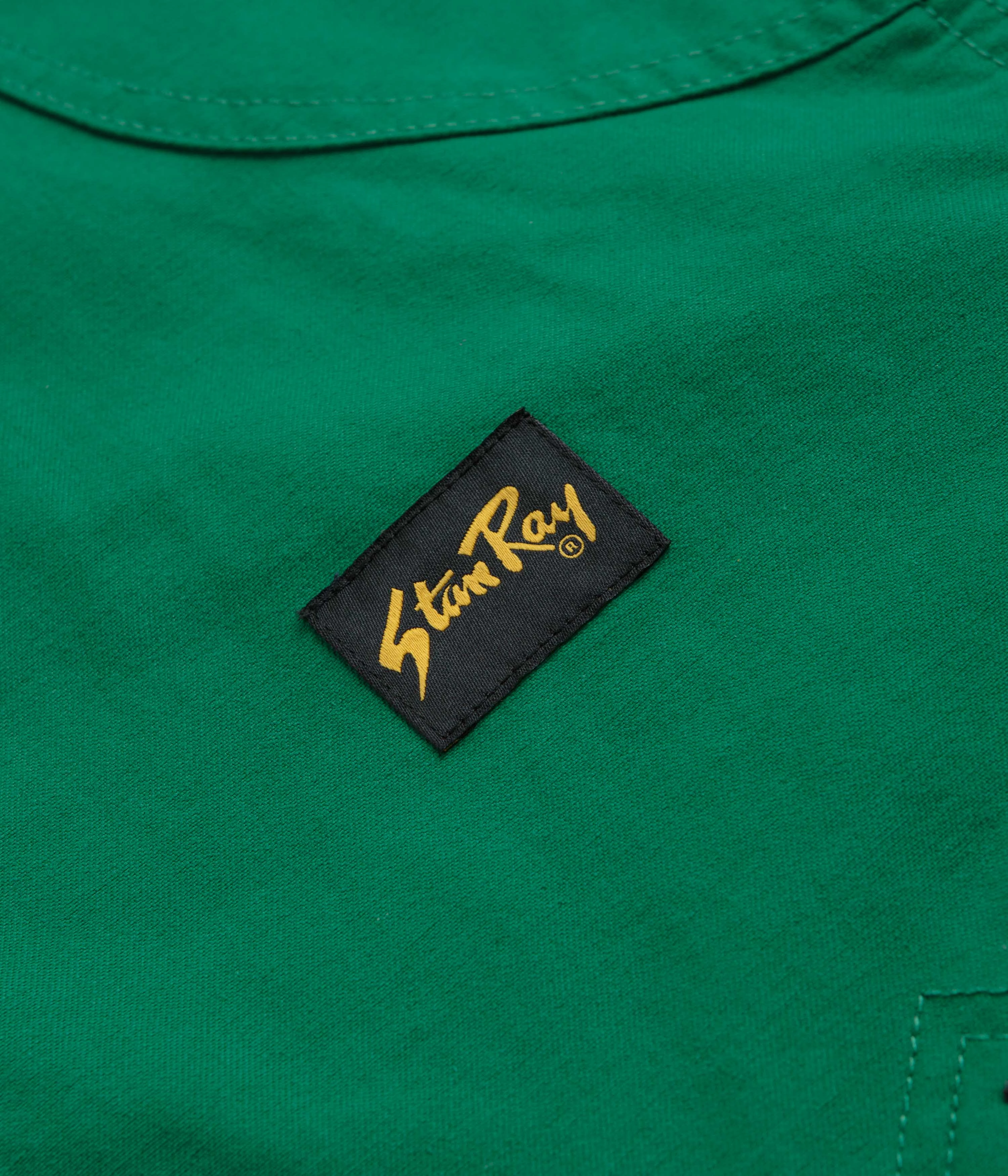 Speak Abrasion Resistant Finish Stan Ray Hunters Jacket - Racing Green Half Panama