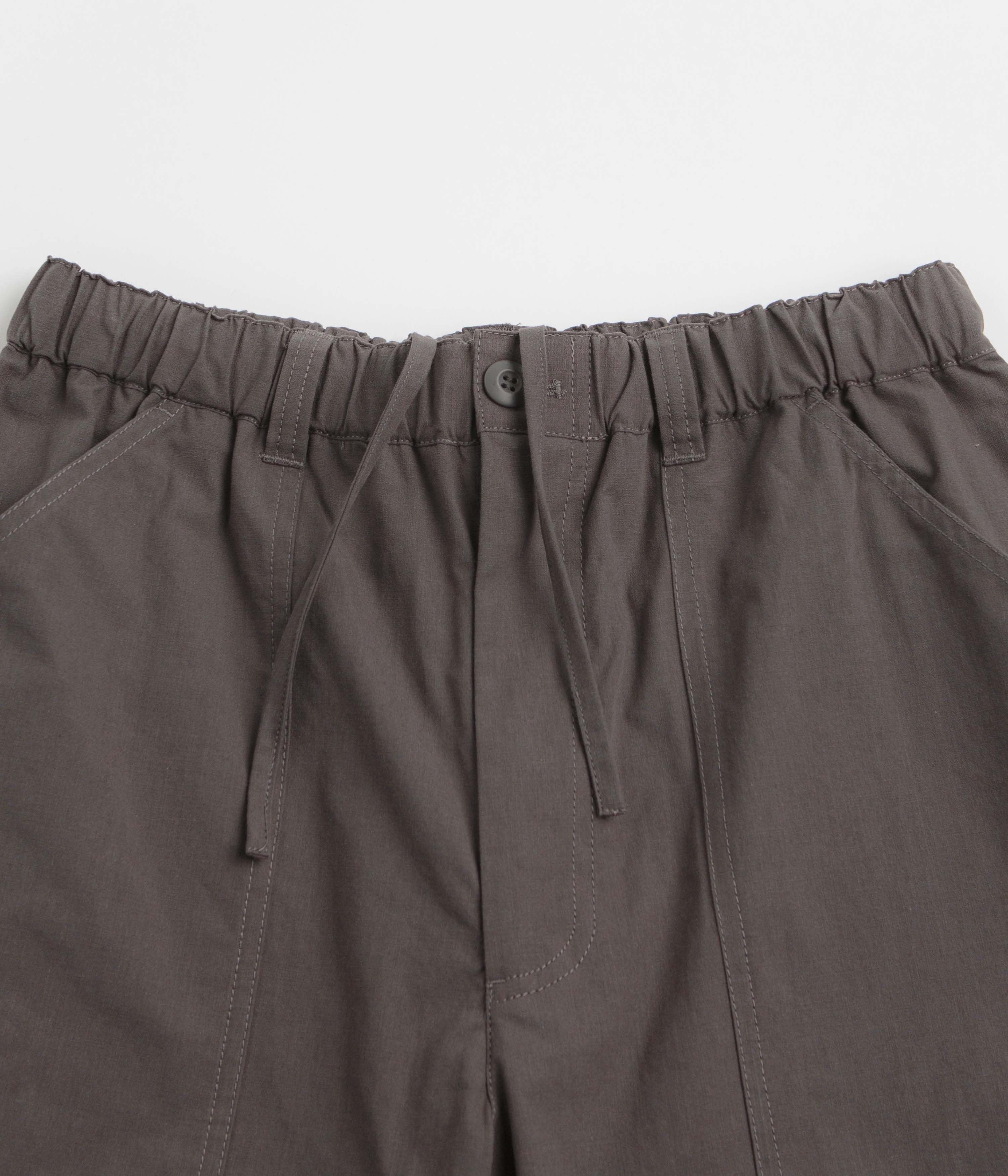 Stan Ray Jungle Shorts - Washed Black Adjustable Waist