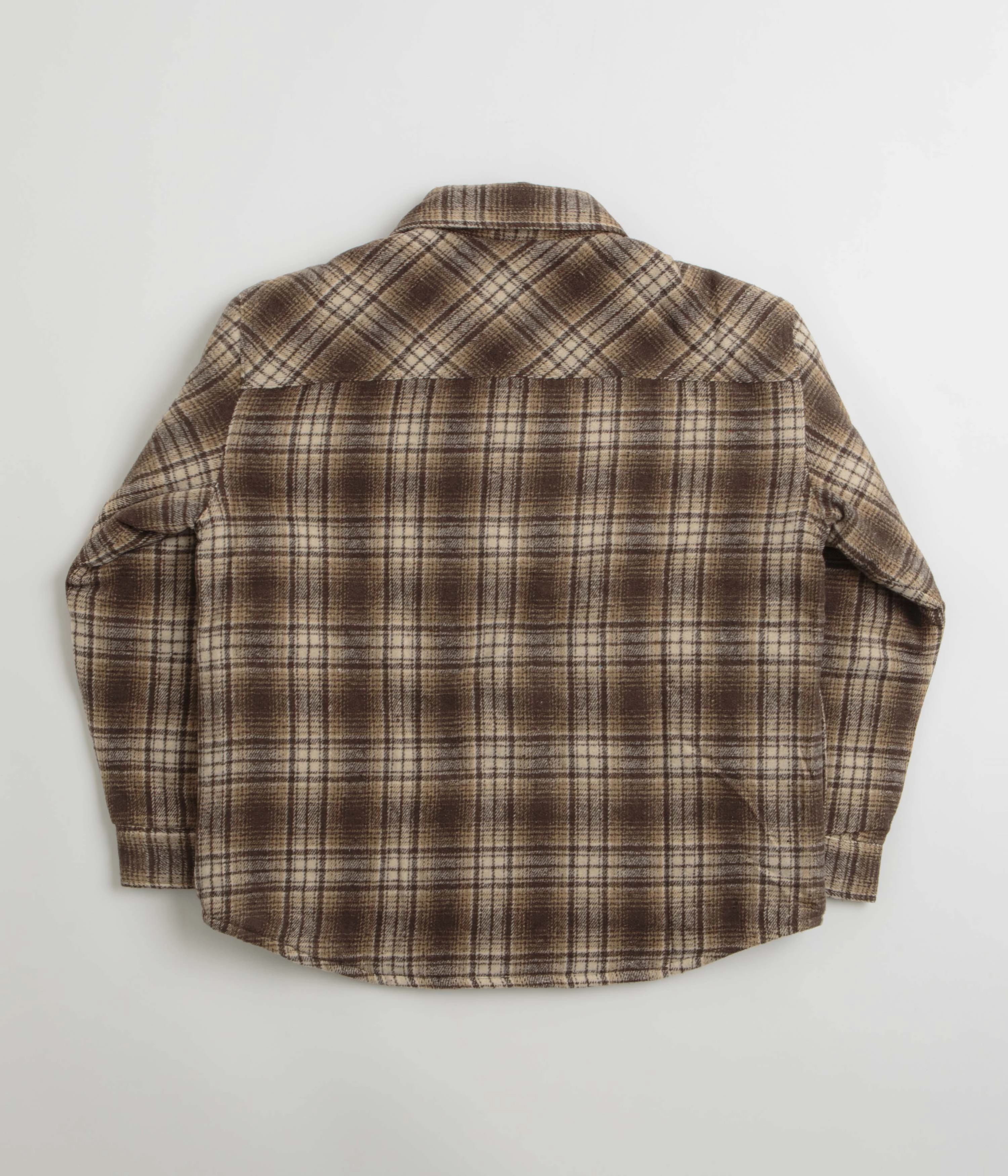 Stan Ray Quilted Plaid Overshirt - Brown Diploma Impact