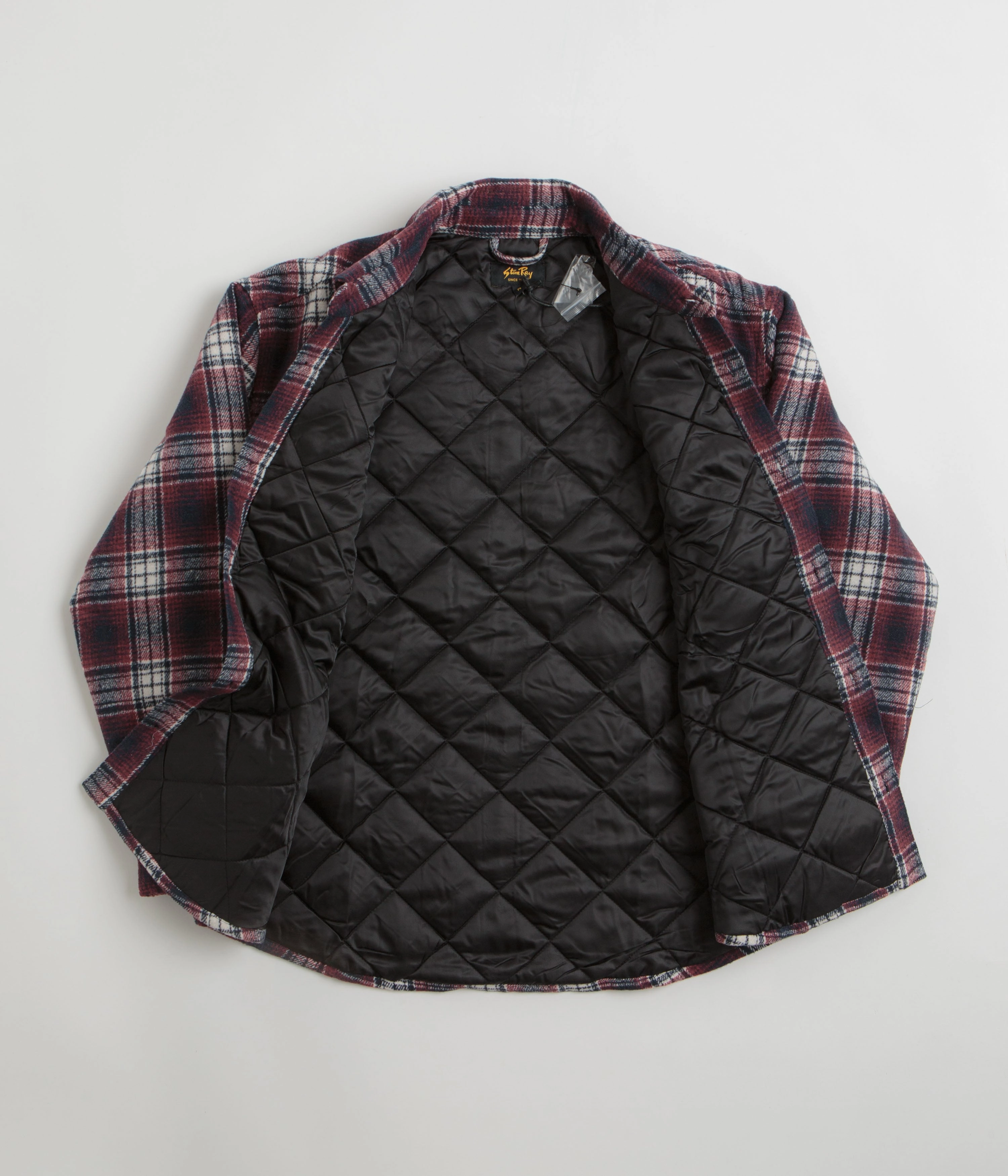 Stan Ray Quilted Plaid Overshirt - Red Versatile Protection