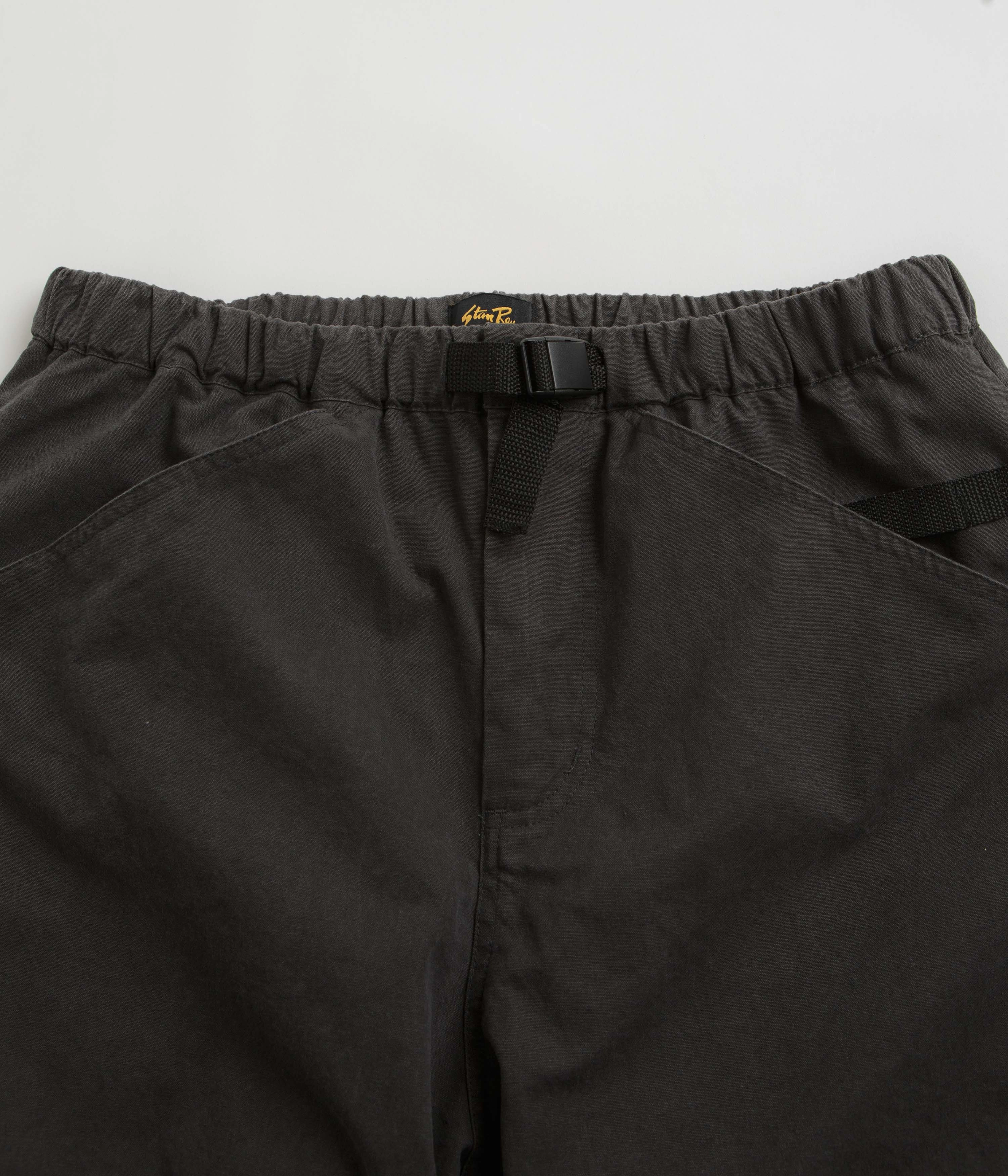 Low Profile Fasteners Stan Ray Utility Pants - Washed Black