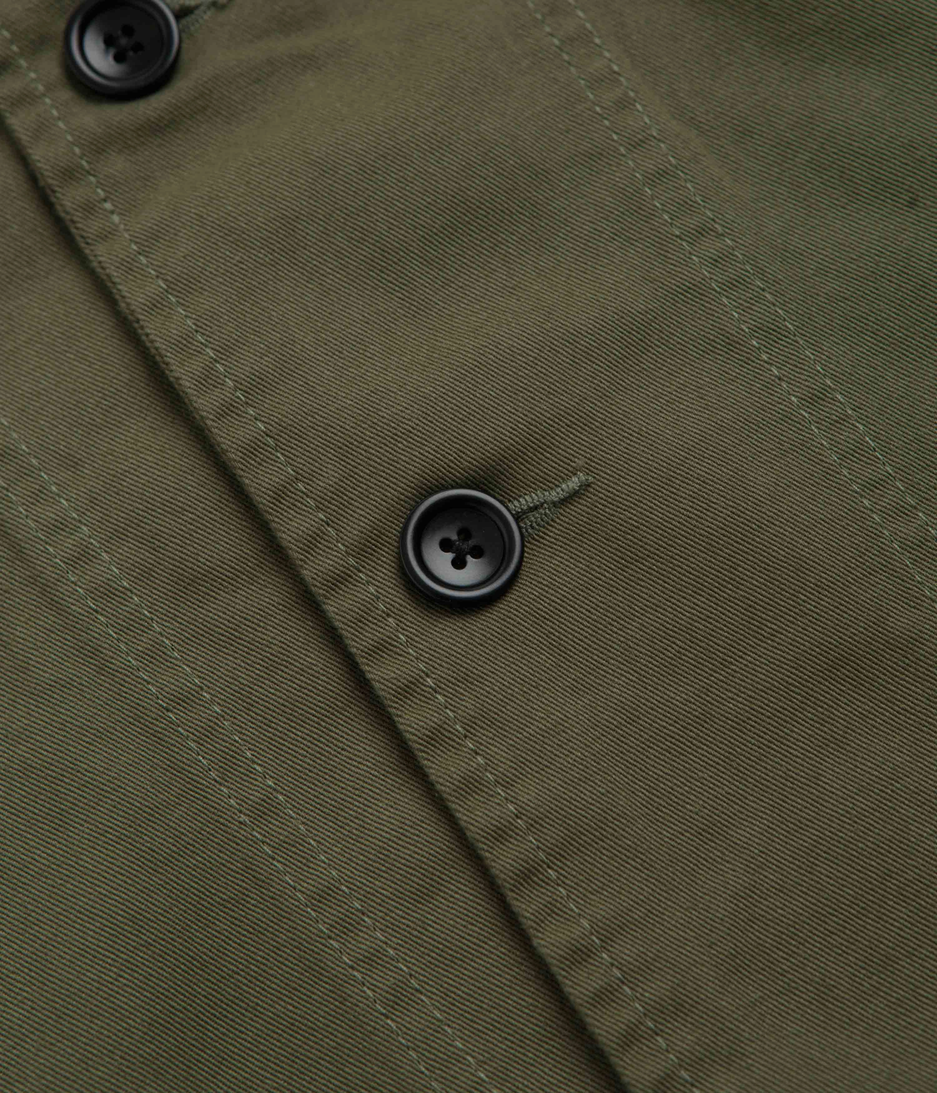 Service Works Drill Server Suit Jacket - Olive Fashion Shield