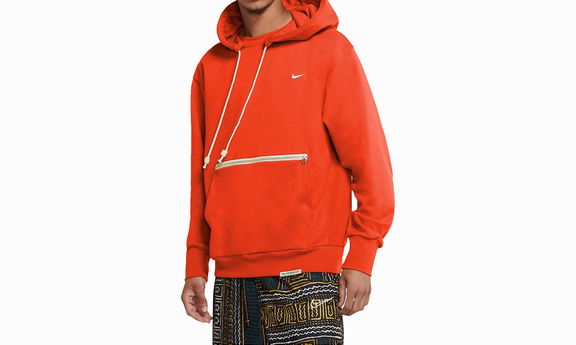 Standard Issue Basketball Pullover Hoodie "Orange/White"