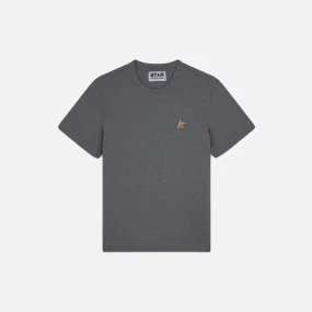 STAR M`S REGULAR T-SHIRT - GREY mesh ventilation Conscious Core