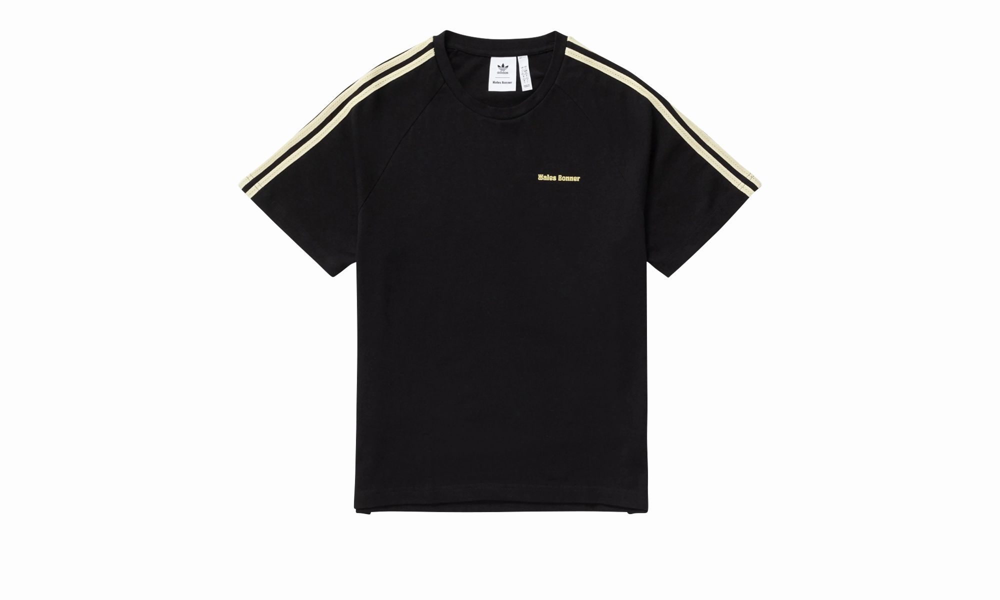 Statement Graphic Short Sleeve Tee "Wales Bonner - Black" Balance Core