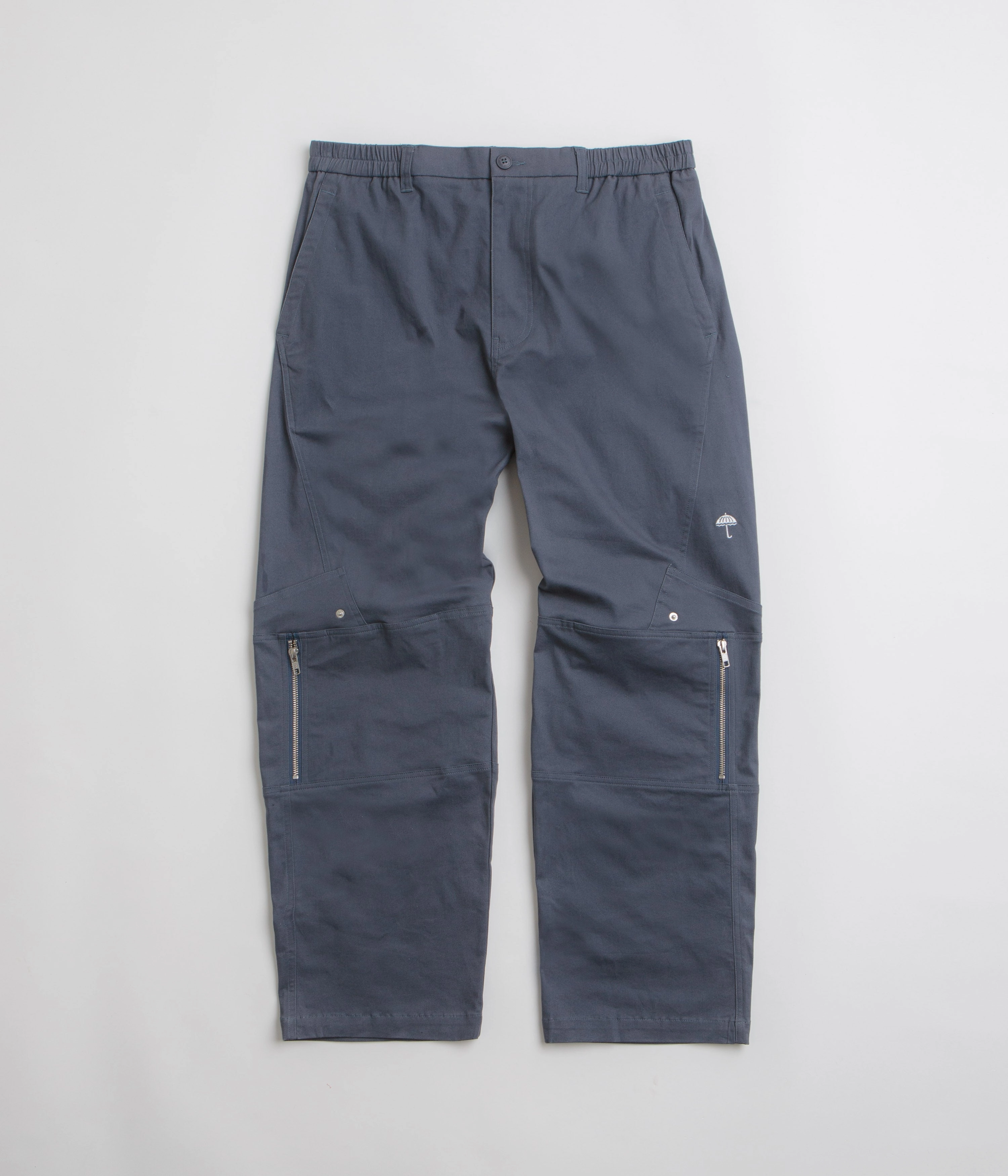 Anti Pilling Finish Helas Station Utility Pants - Grey Blue