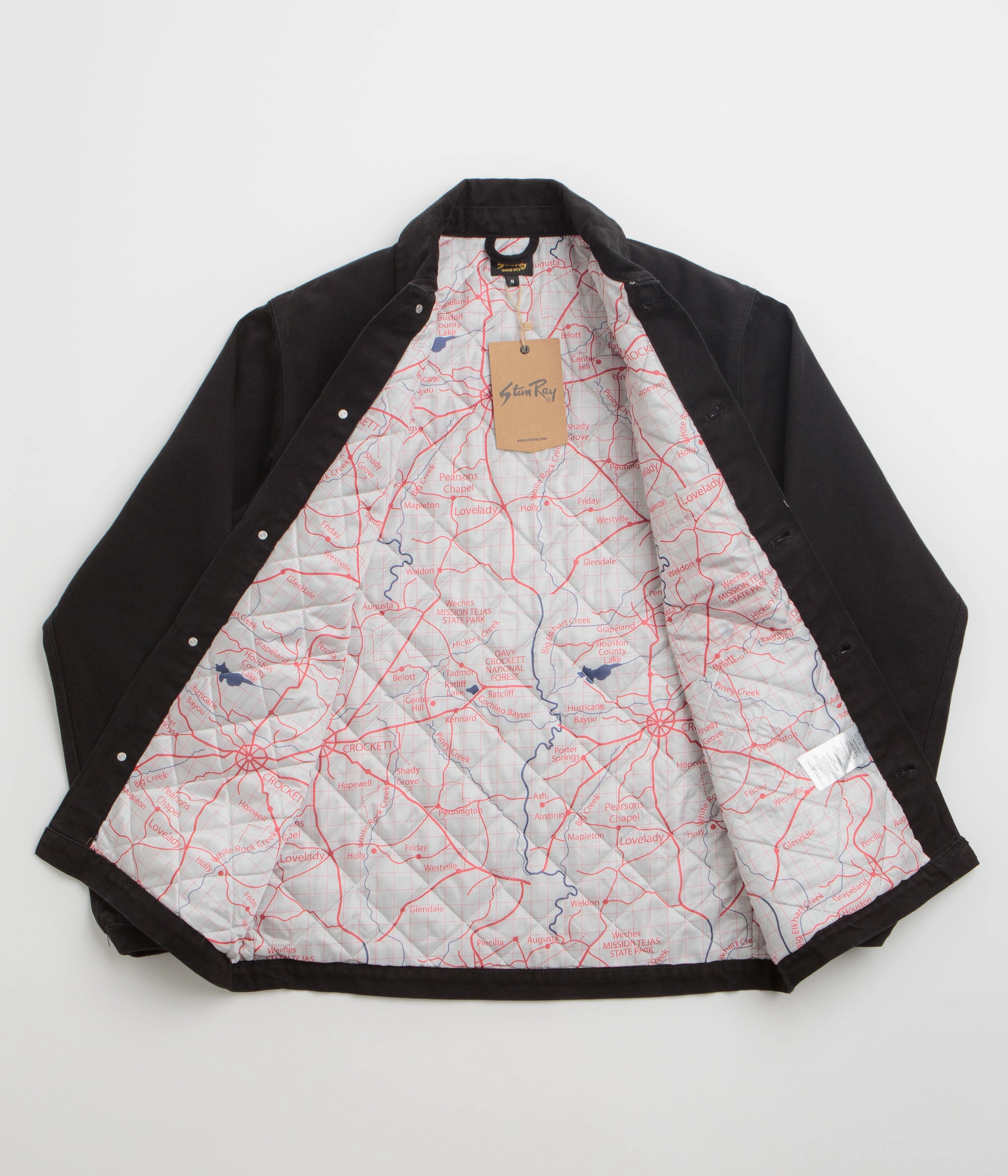 Shield Seamless Seams Stan Ray Pork Chop Jacket - Washed Black Duck