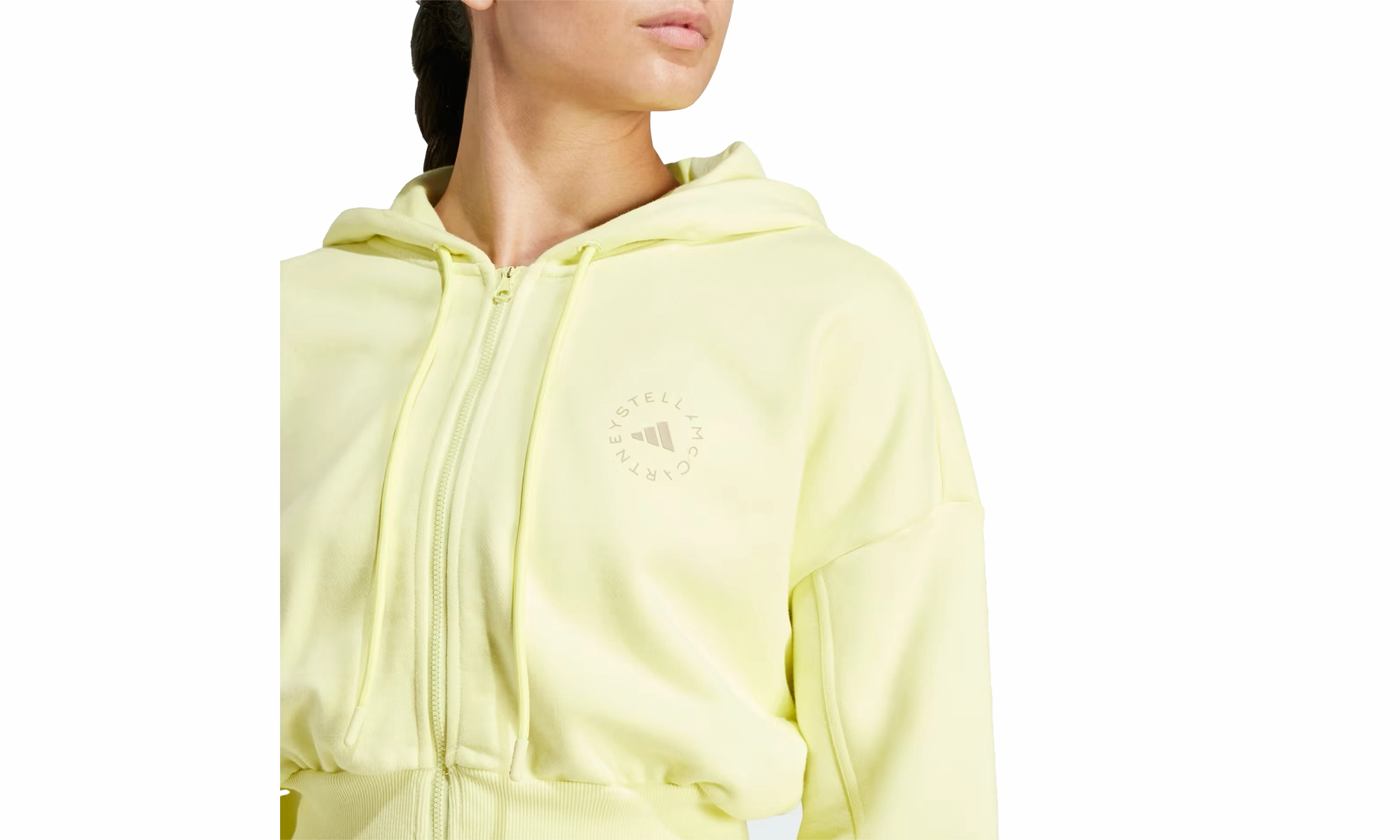 Stella McCartney Crop Hoodie "Yellow"