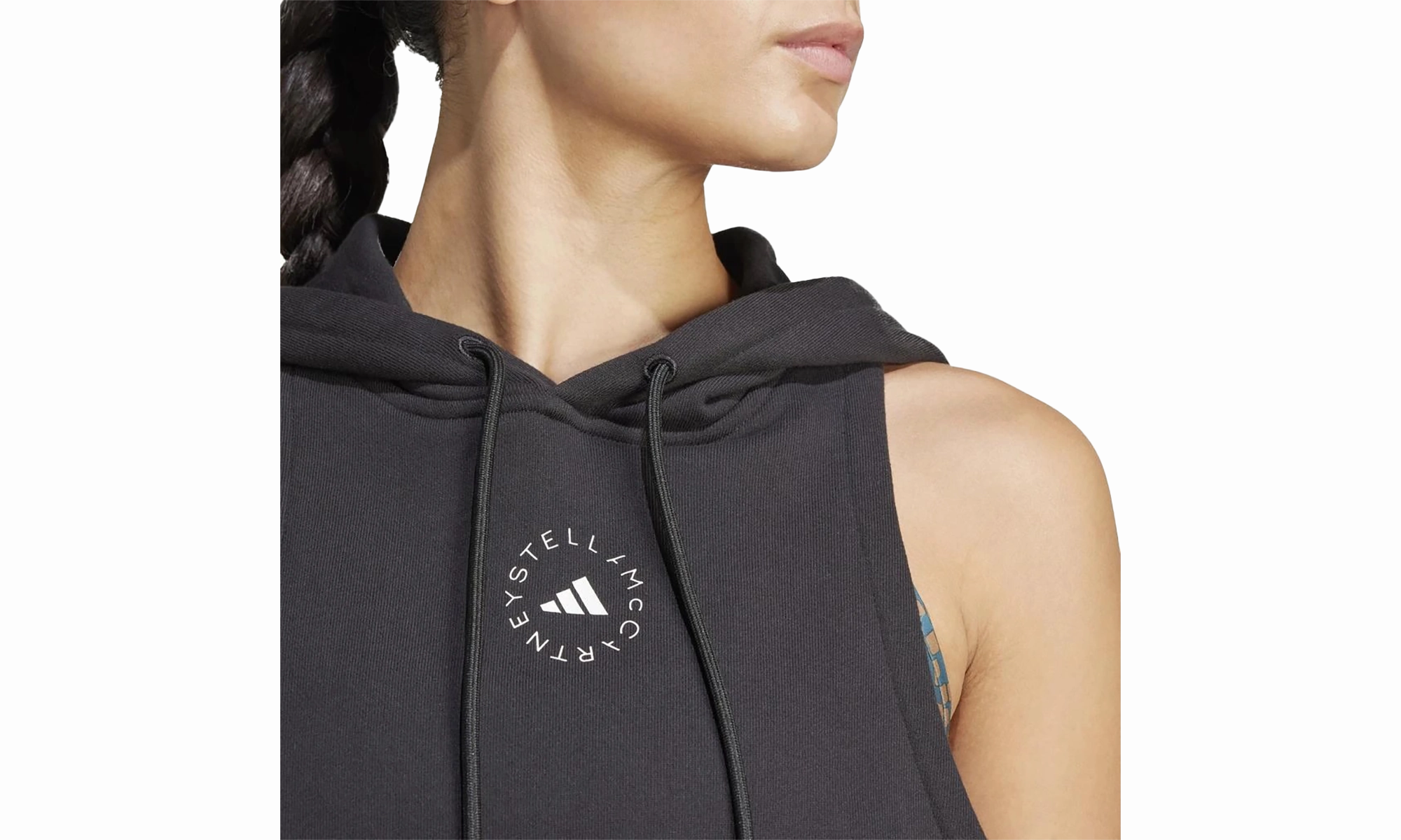 Stella McCartney Sportswear Sleeveless Hoodie "Black"