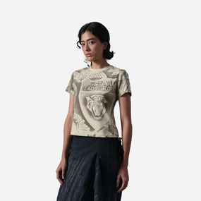 NonRestrictiveSilhouette ALMOST GODS | AEGIS RELAXED TEE { GREEN HAZE