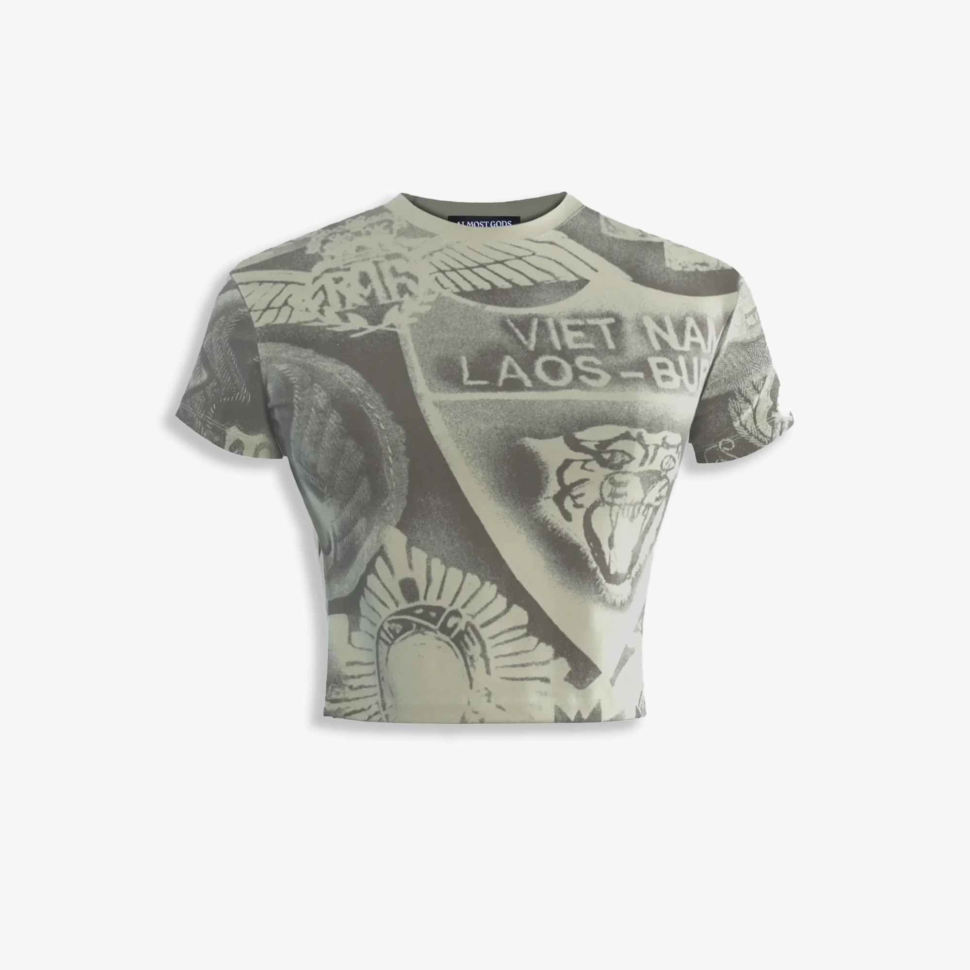 Soul Ease ALMOST GODS | AEGIS RELAXED TEE { GREEN HAZE