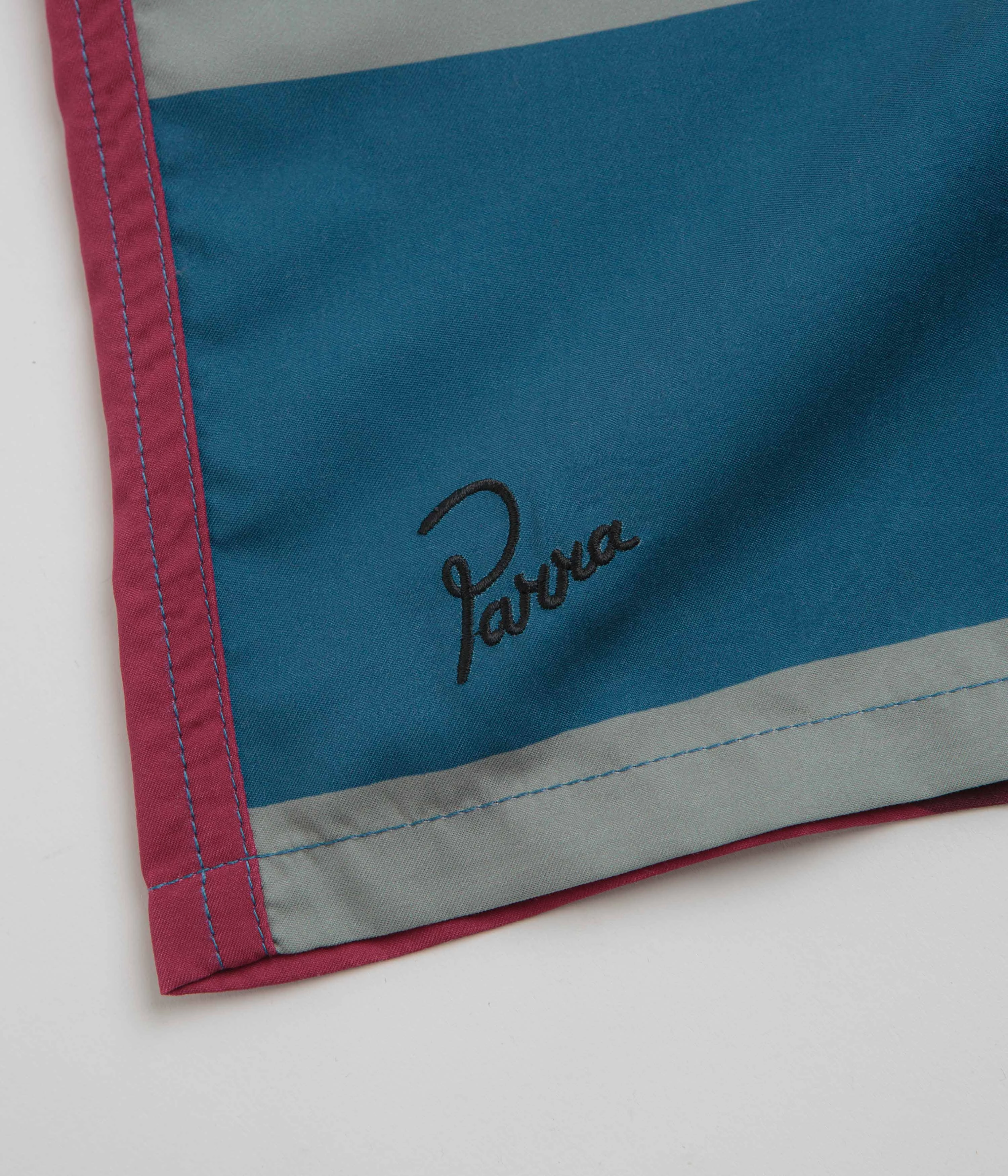 by Parra Vertical Forest Swim Shorts - Blue Abrasion Resistant Material Sneakers