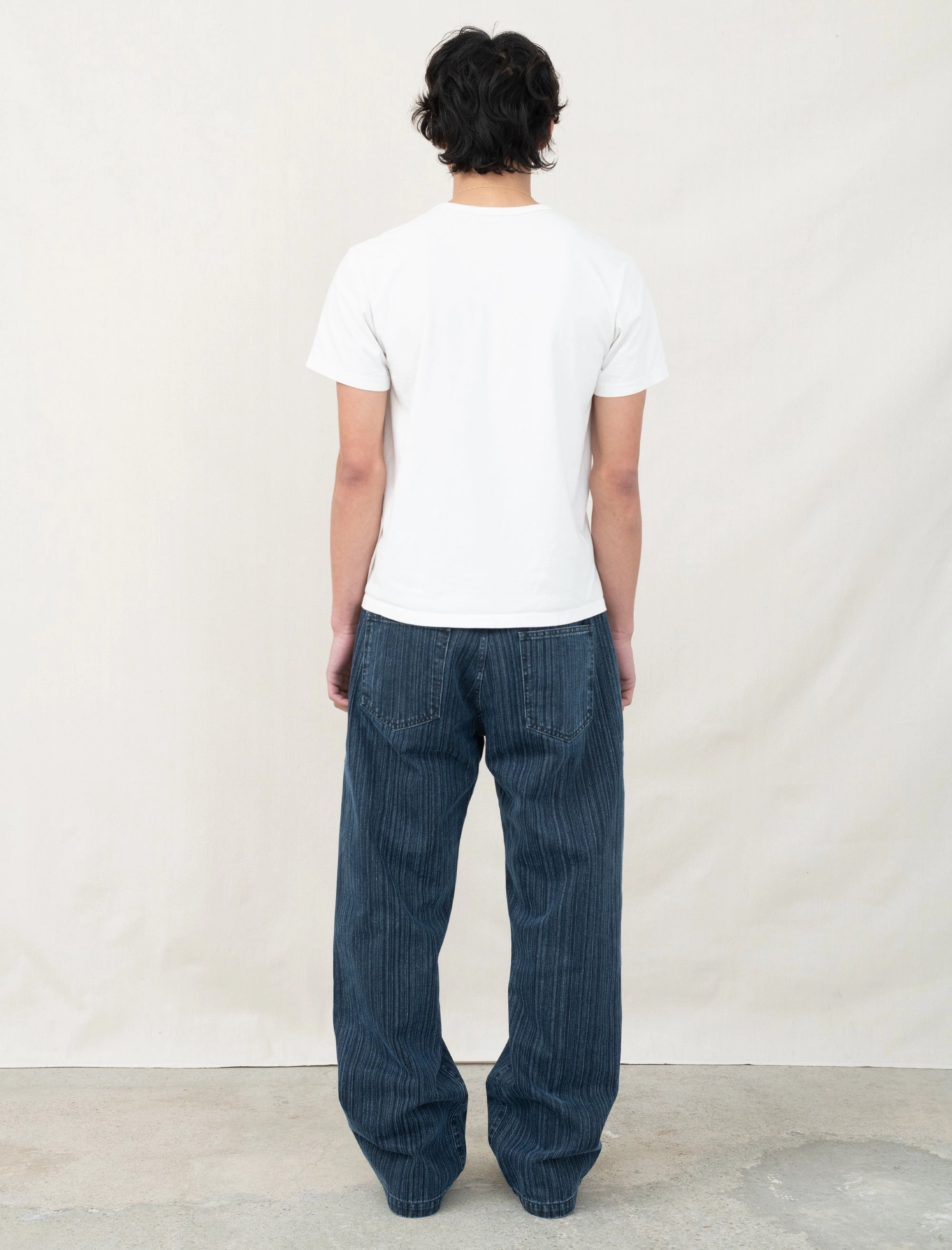 Straight Cut Jeans (Blue Stripe) StaticDissipative